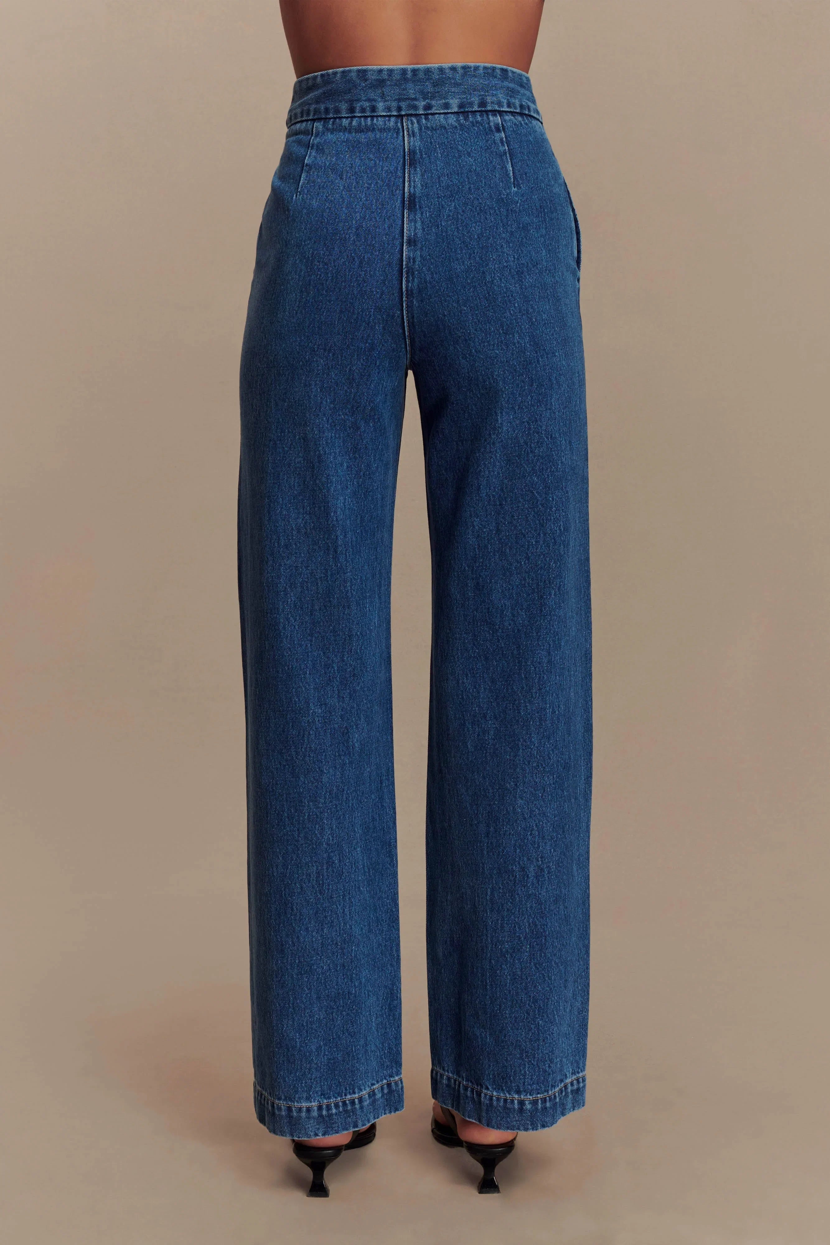 Rayne Wide Leg Denim Jeans 90S Blue