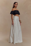 Autumn Maxi Skirt White