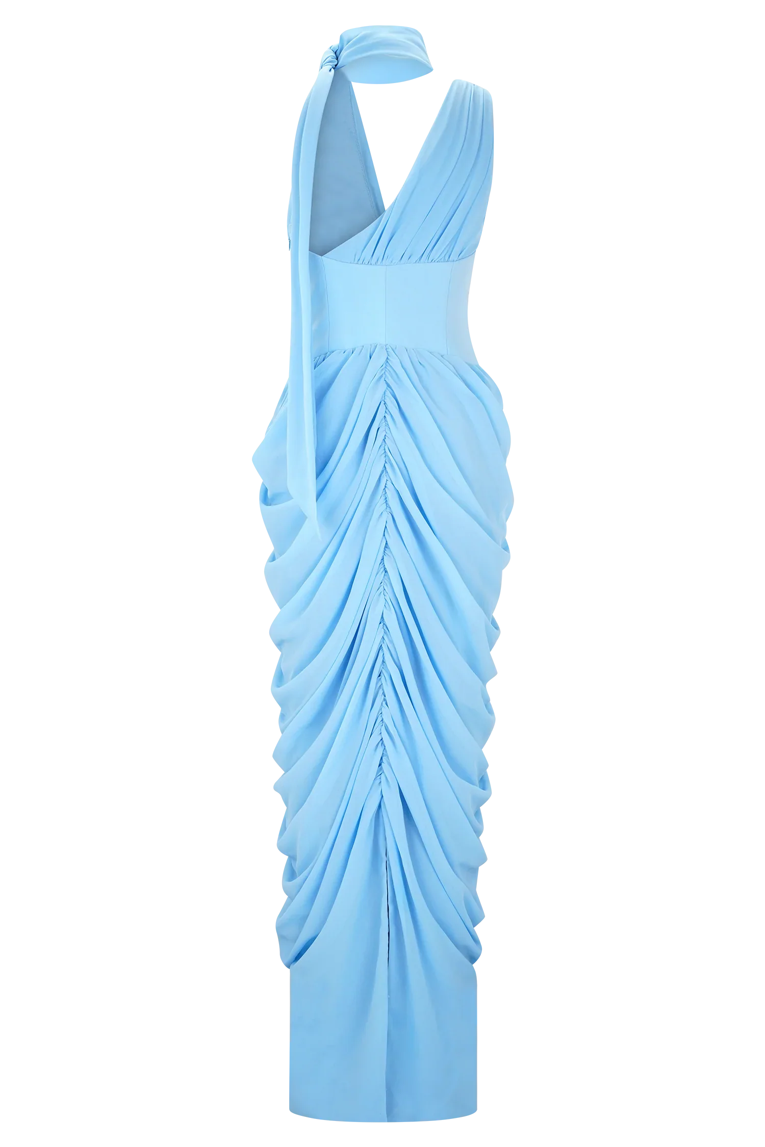Alex Chiffon Maxi Dress Blue