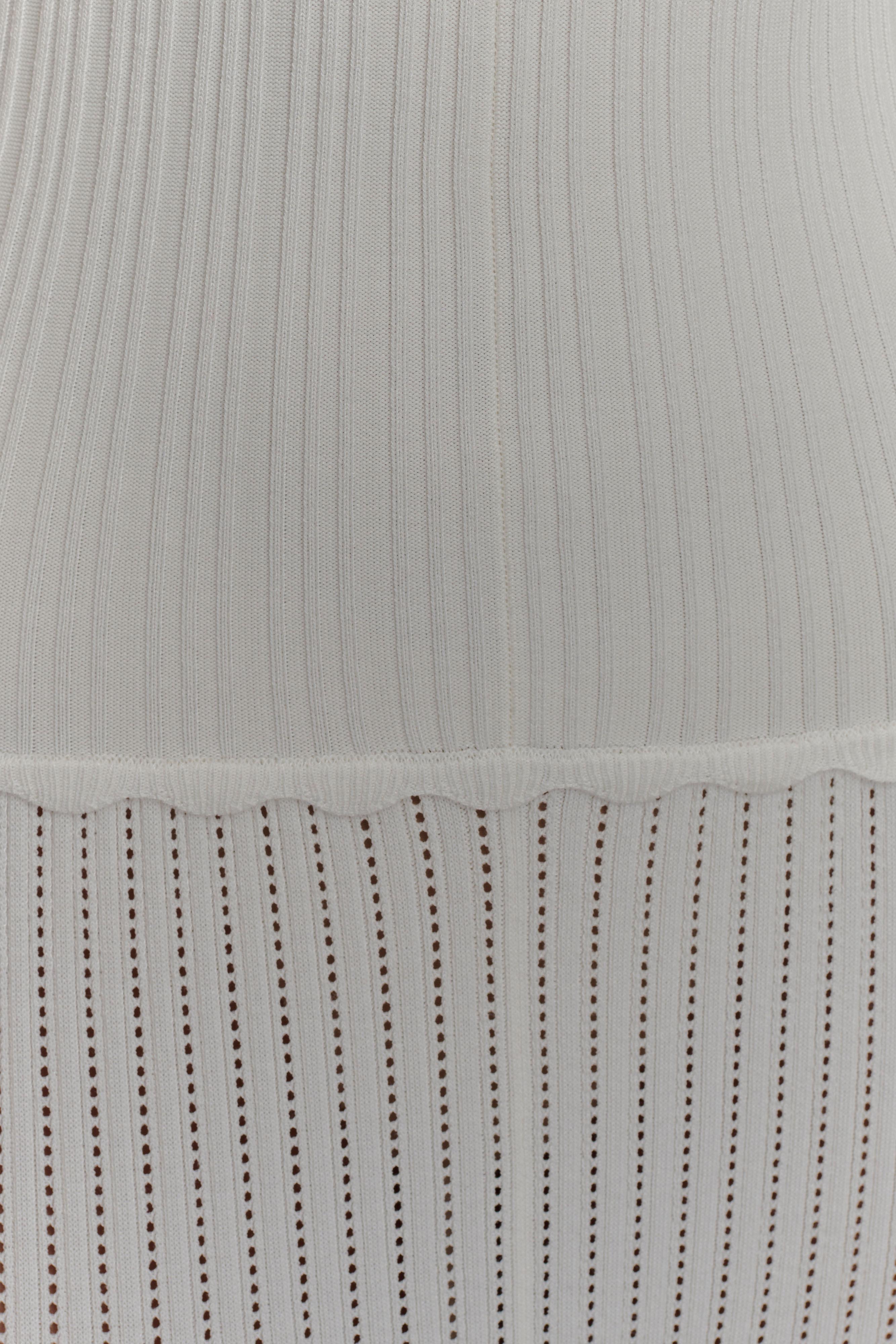 Finley Pointelle Knit Maxi Dress Ivory
