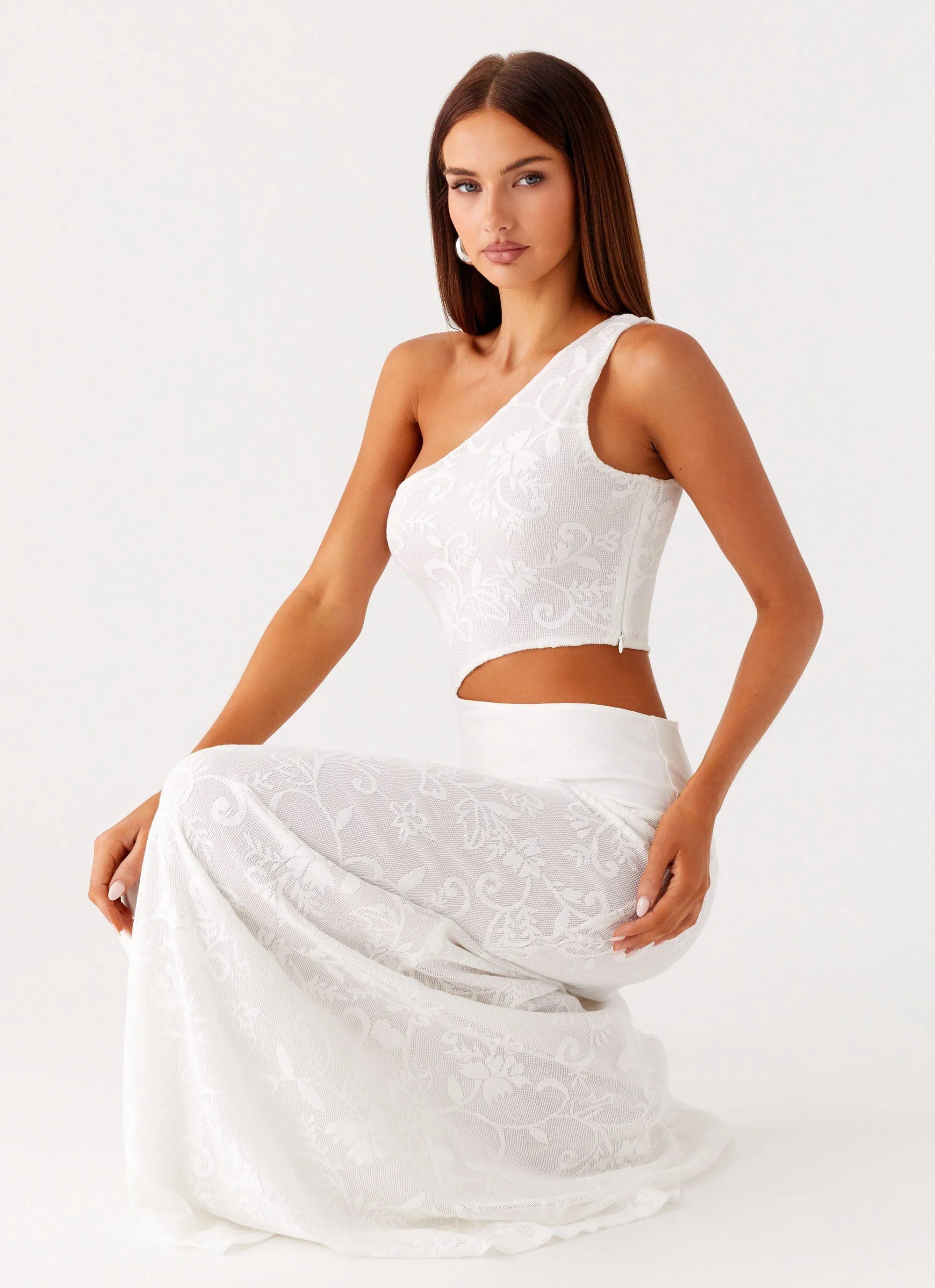 More Than Maybe Maxi Dress White