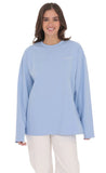 LA Graphic Crewneck Shirt in Light Blue