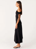 Downtown Midi Dress Black