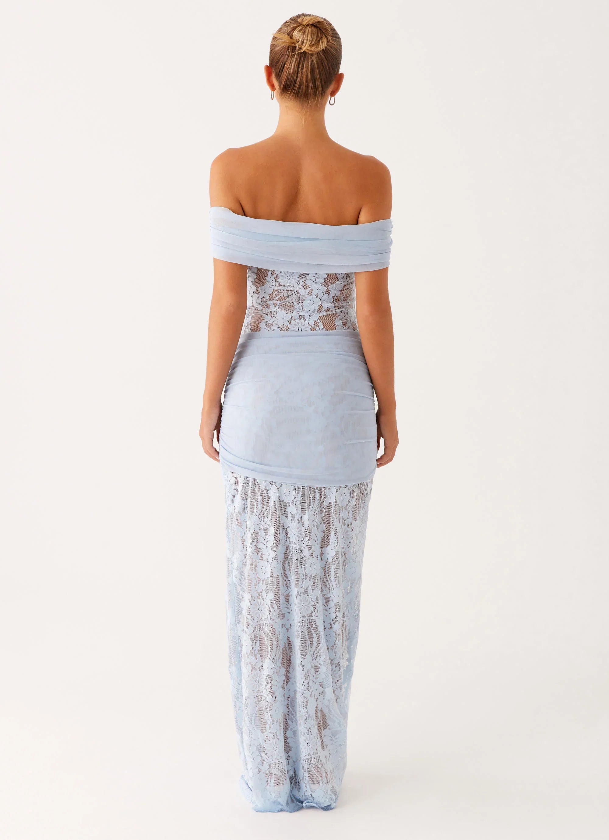 Gracie Twist Maxi Dress Blue