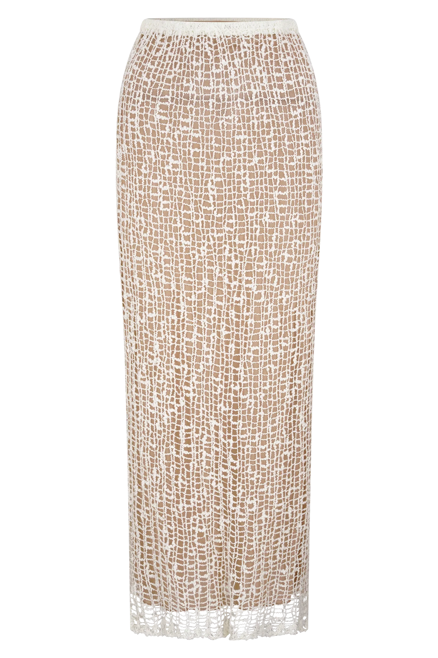 Cordelia Knit Maxi Skirt Ivory
