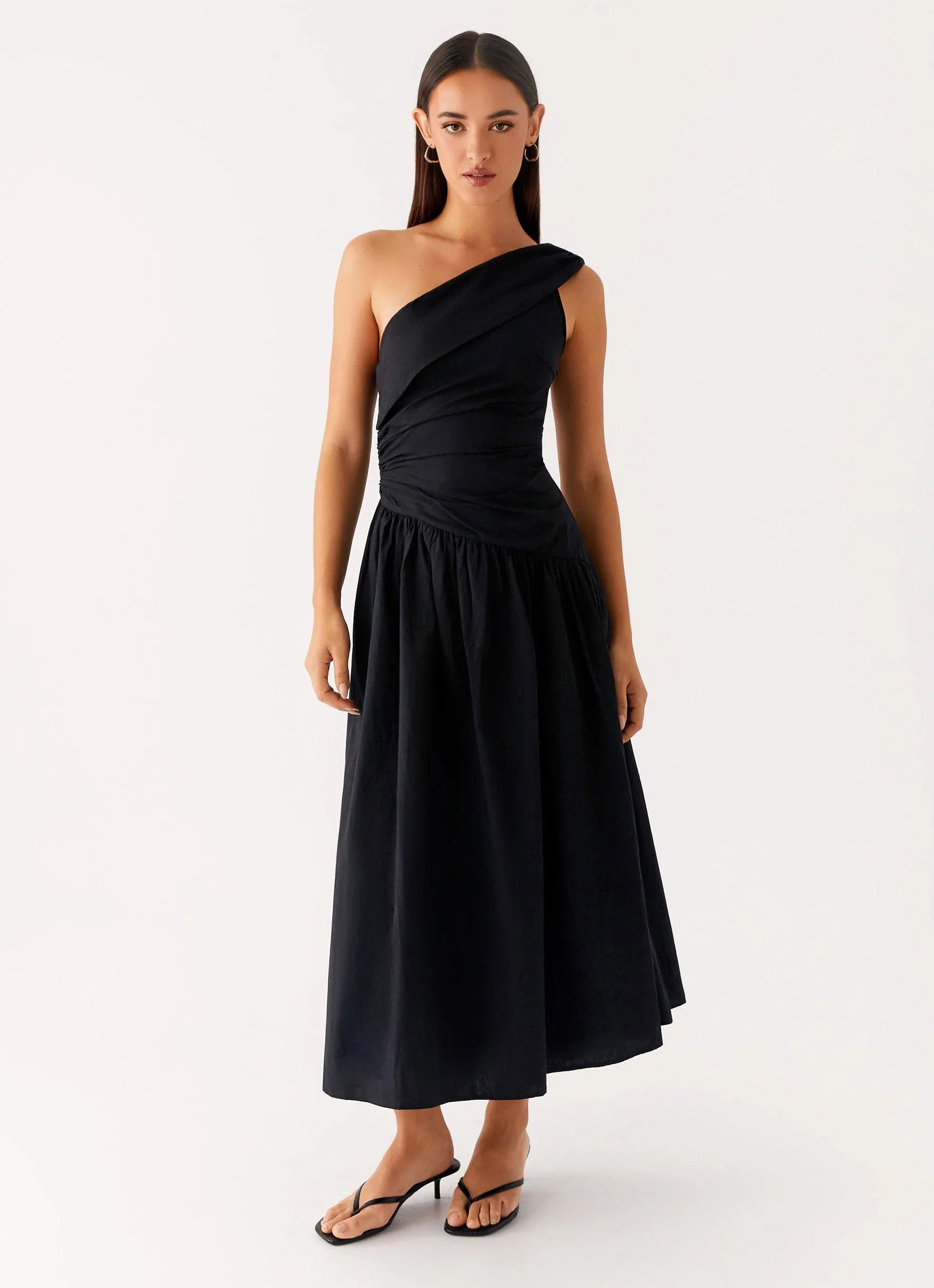 Janessa Midi Dress Black