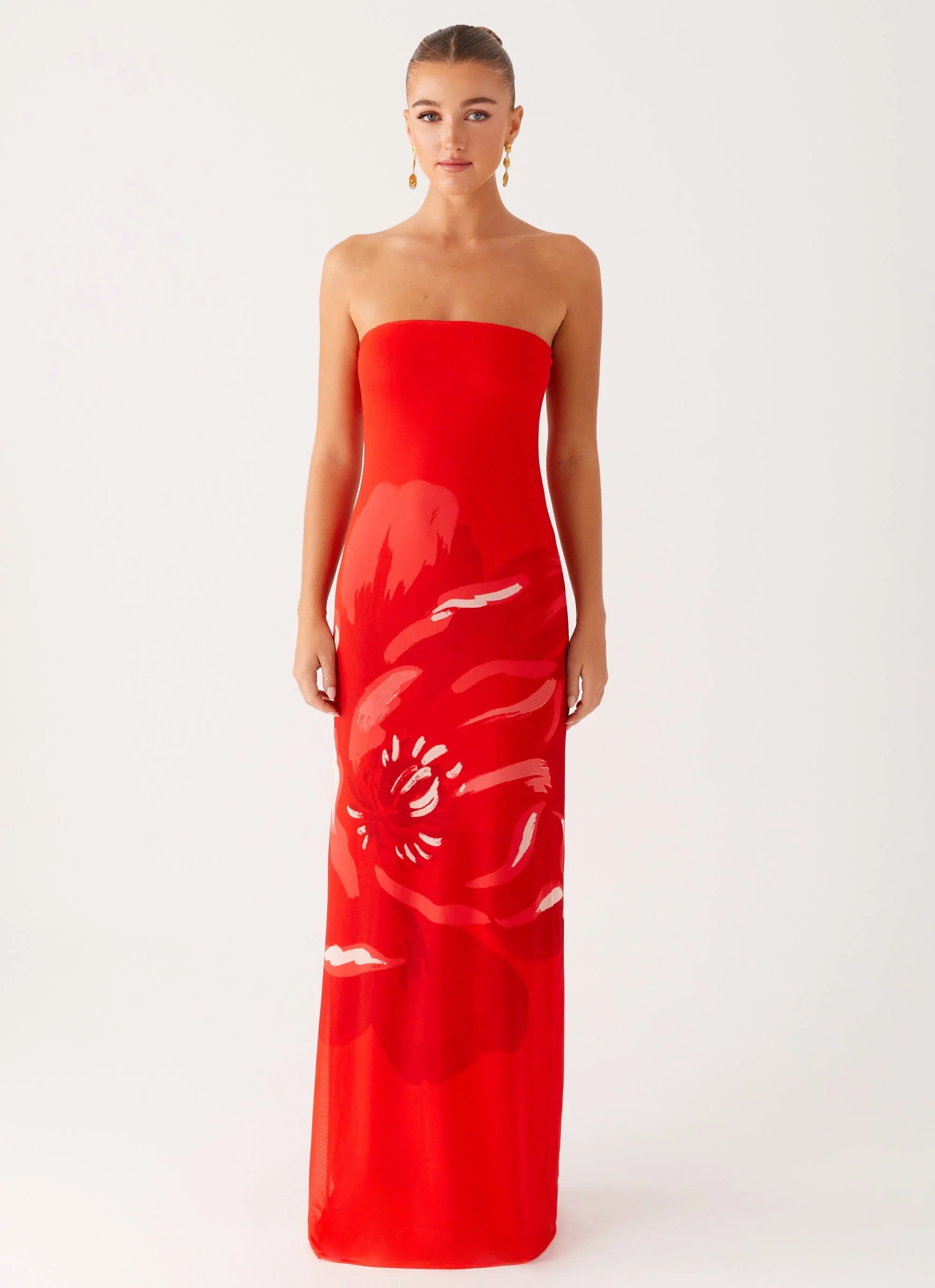 Fabian Maxi Dress Red