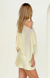 Chelsea Yellow Sheer Chiffon Cape