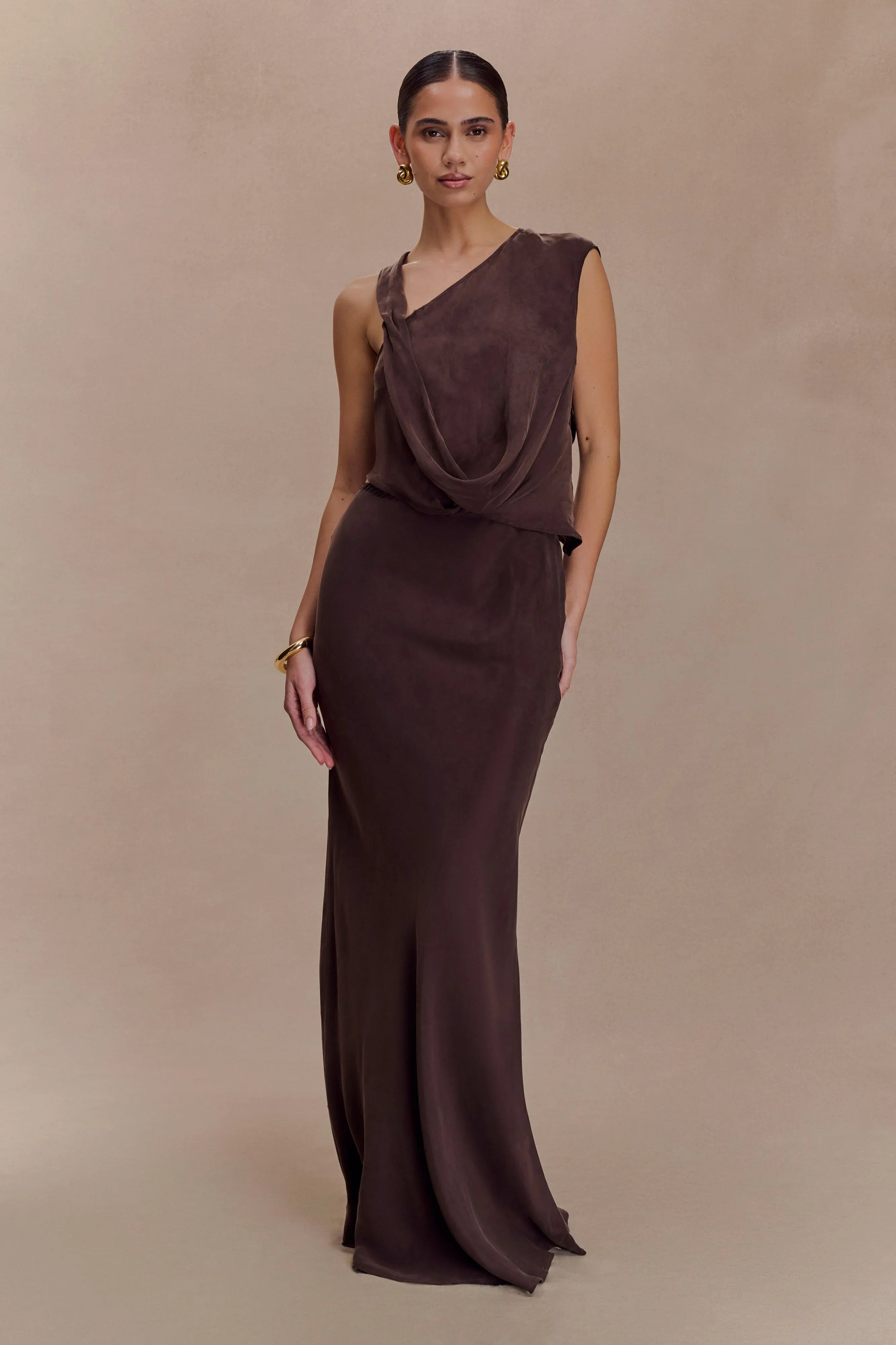 Violeta Asymmetric Top Dark Chocolate
