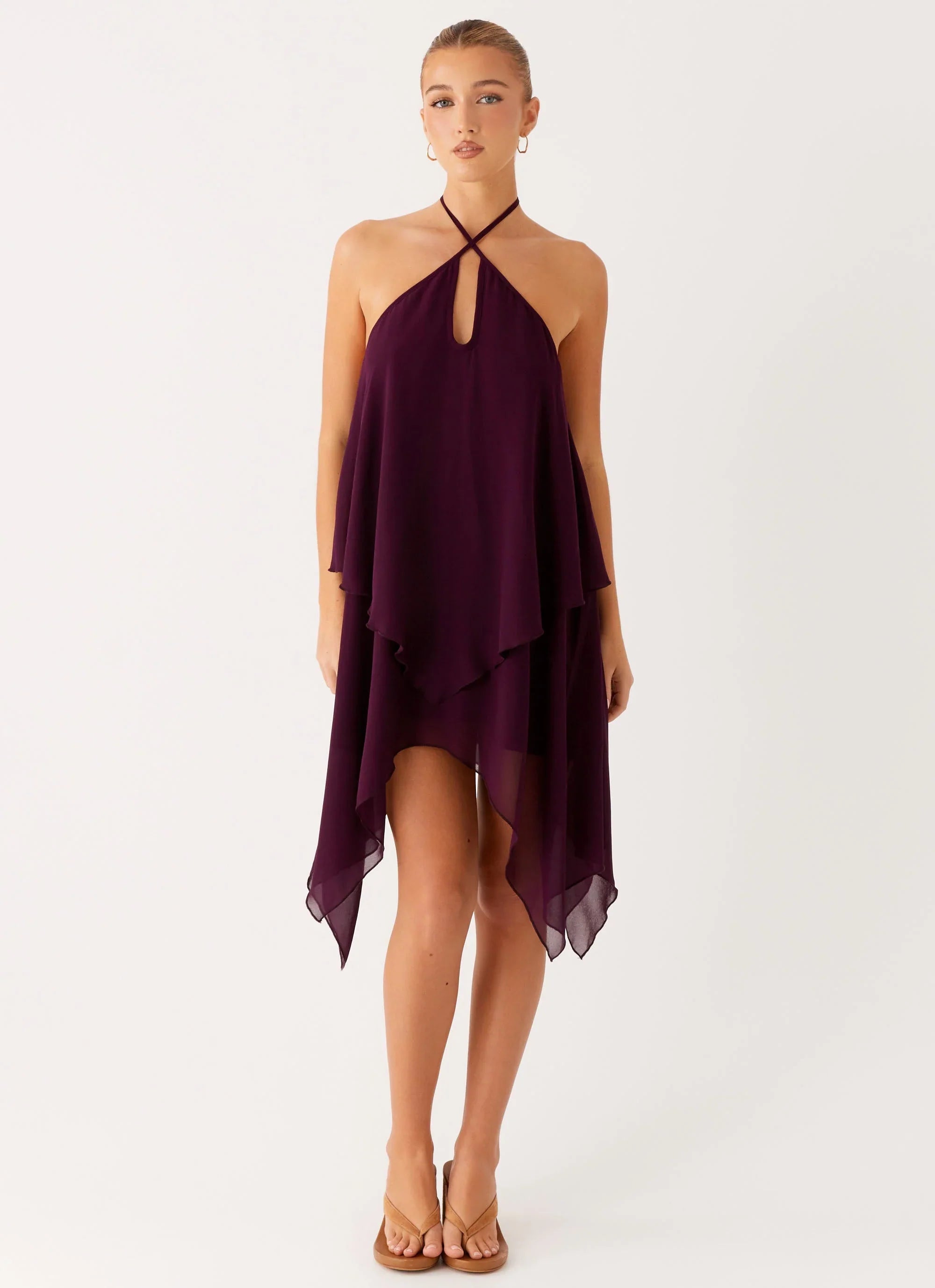 Dalenti Midi Dress Plum