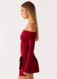 Grazia Mini Dress Red