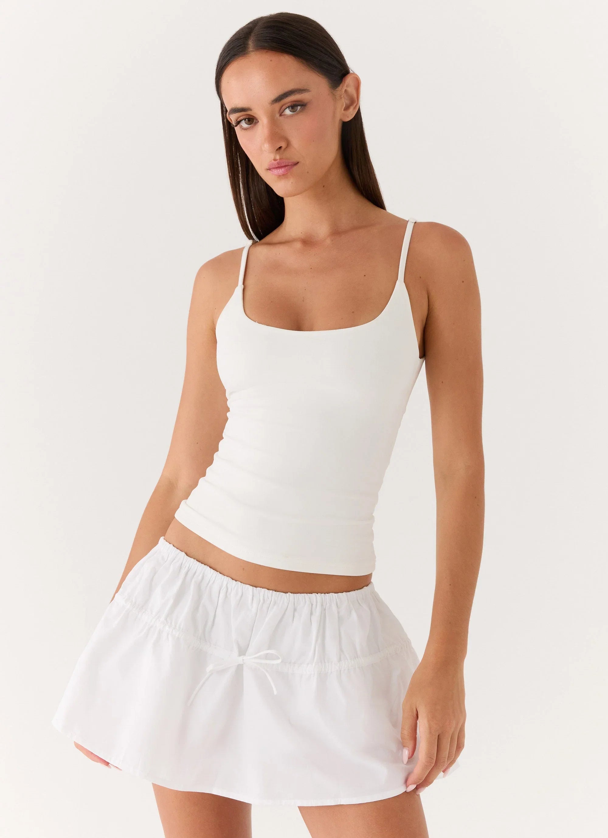 Sugar Talking Mini Skort White