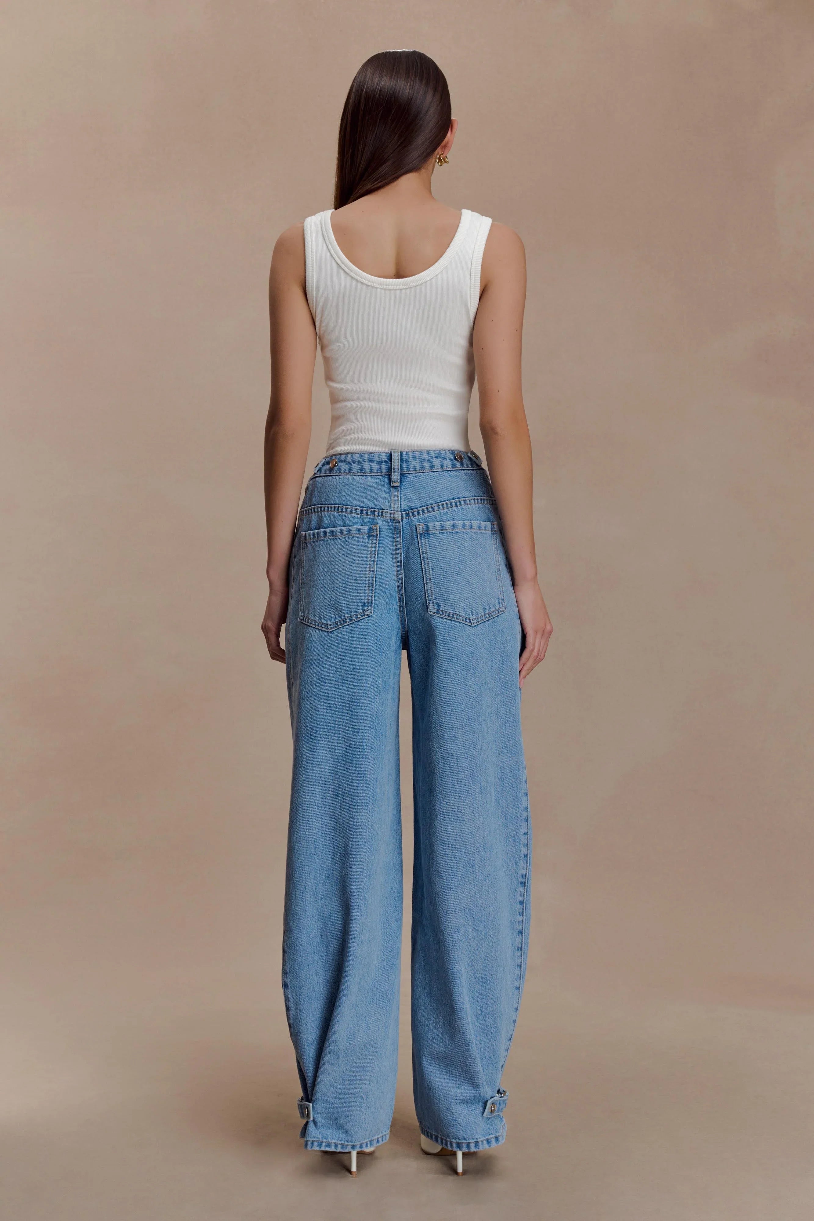 Flossie Multi Way Denim Jeans Classic Blue