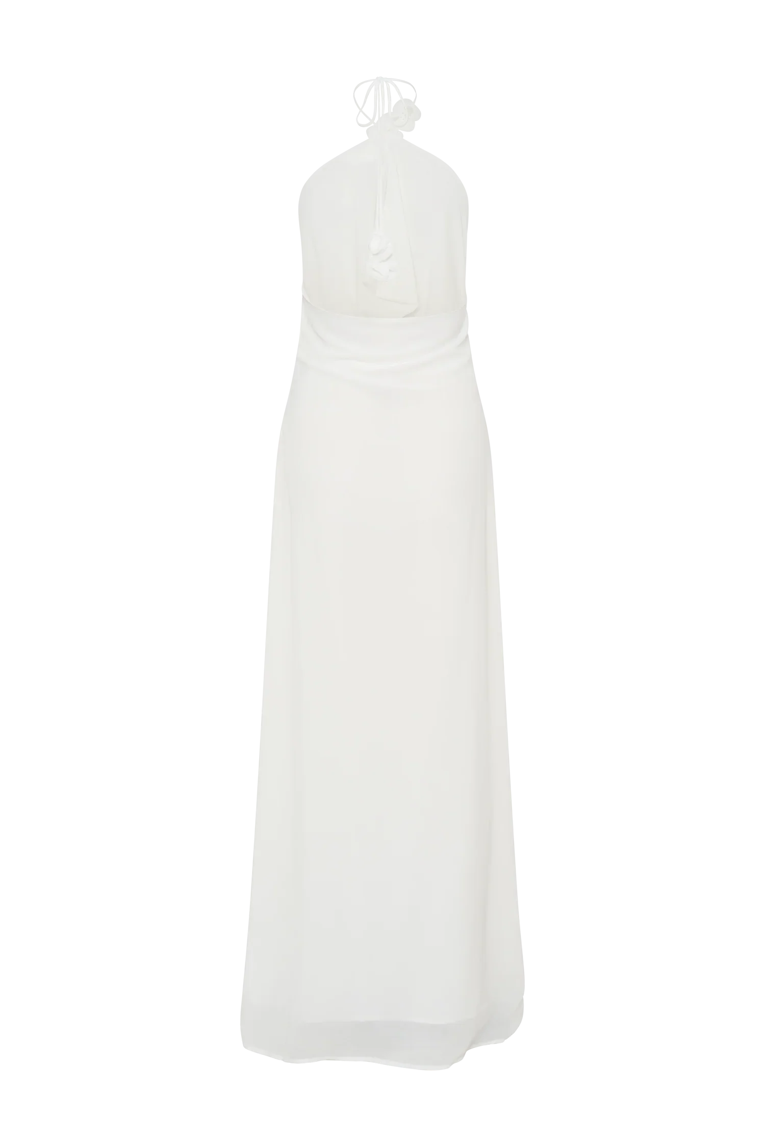 Rosalia Cowl Neck Maxi Dress White