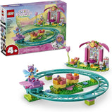 LEGO Gabbys Dollhouse Fairy Roller Coaster and Tea Party 11214 Preschool Building Toys for Girls Boys Ages 4 W Starter Bricks Sturdy Build for Pretend Play 137 pieces Gift Idea
