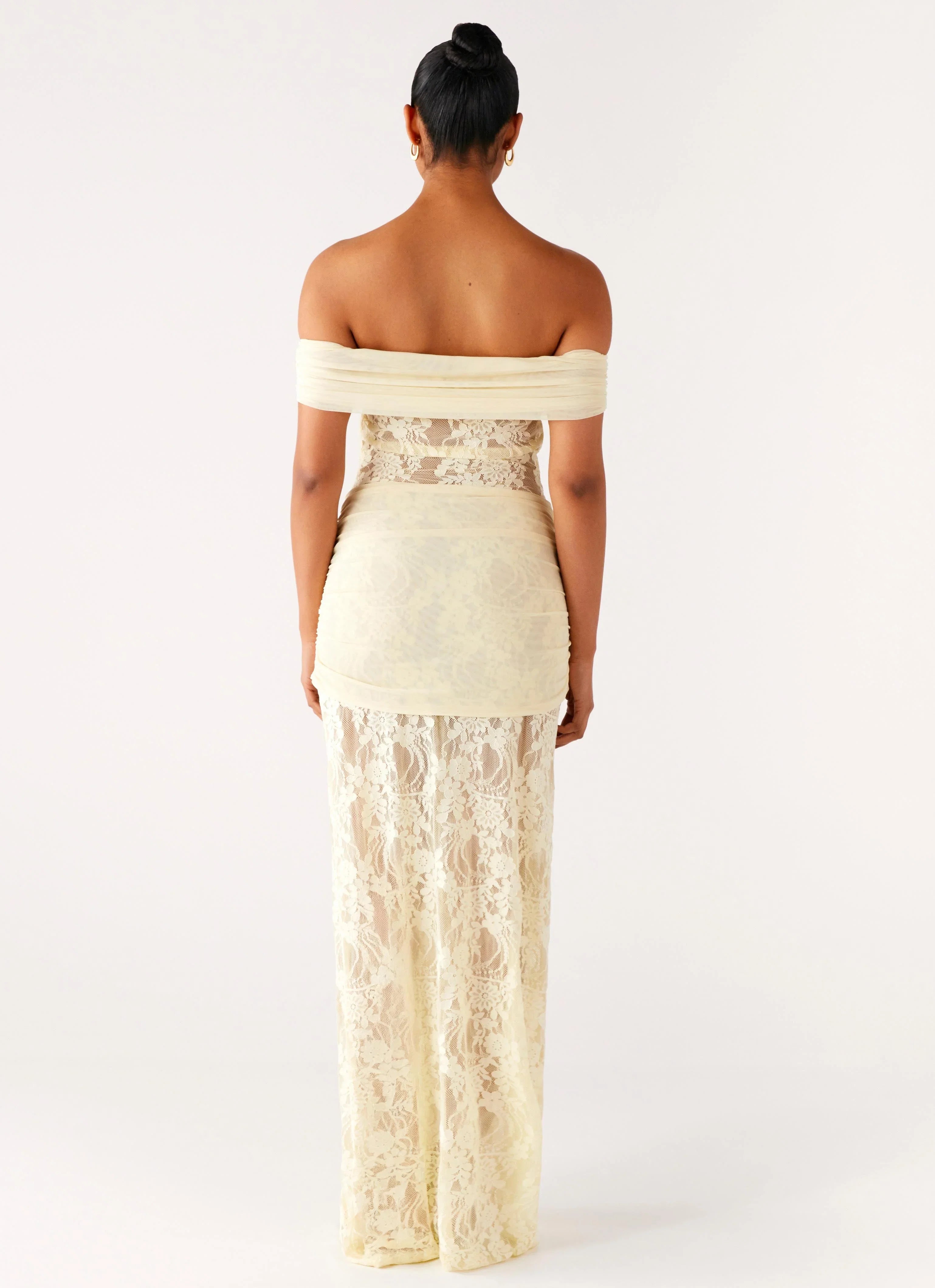 Gracie Twist Maxi Dress Yellow