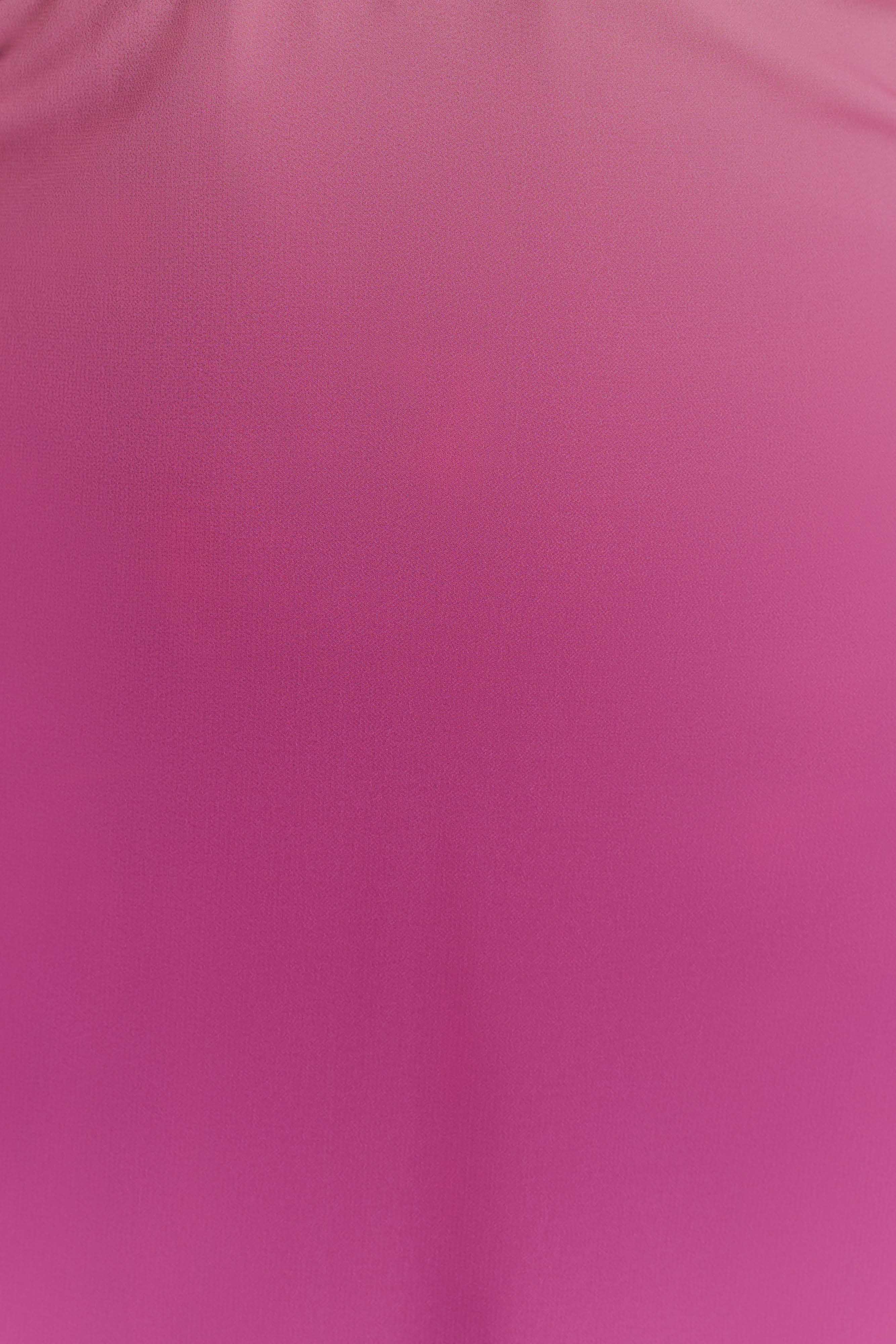 Malakhai Chiffon Halter Mini Dress Ombre Pink