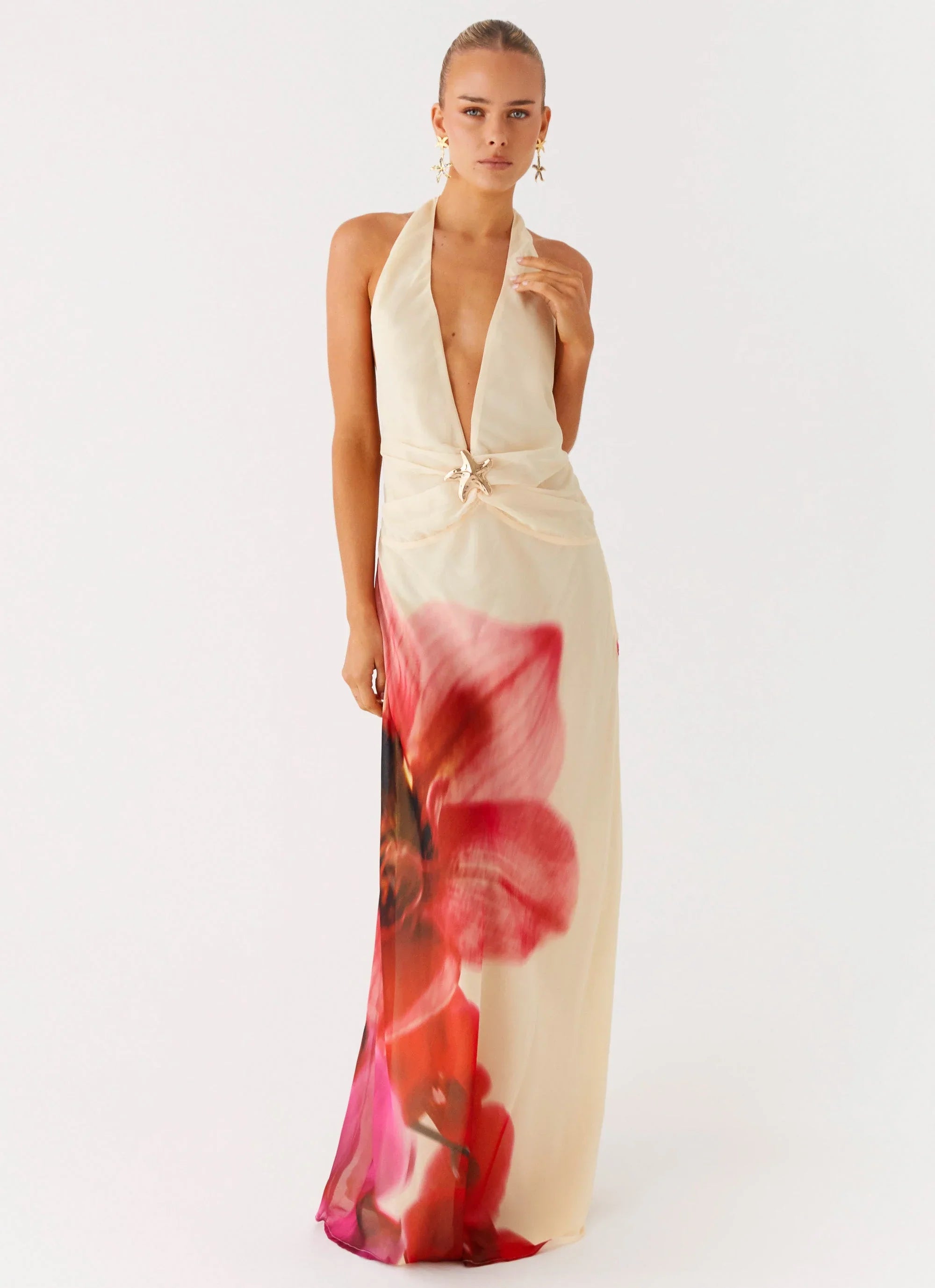 Belivia Maxi Dress Yellow Bloom