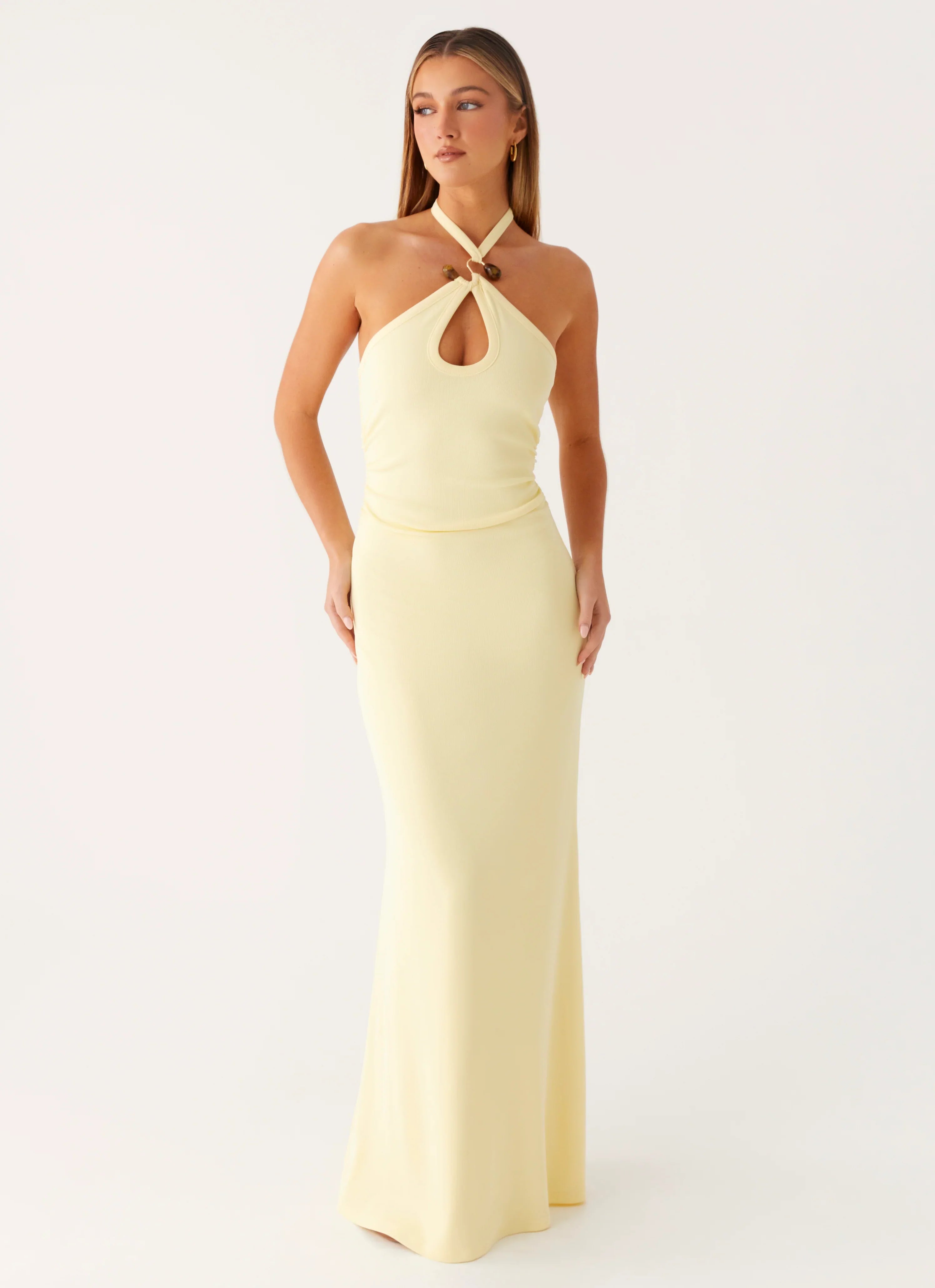 Instant Attraction Maxi Dress Yellow