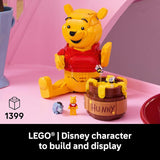 LEGO Disney Winnie The Pooh Building Set Home Office or Book Shelf Decor for Adult Fans Ages 18 W Eeyore Figure Collectible Disney Gift 43300