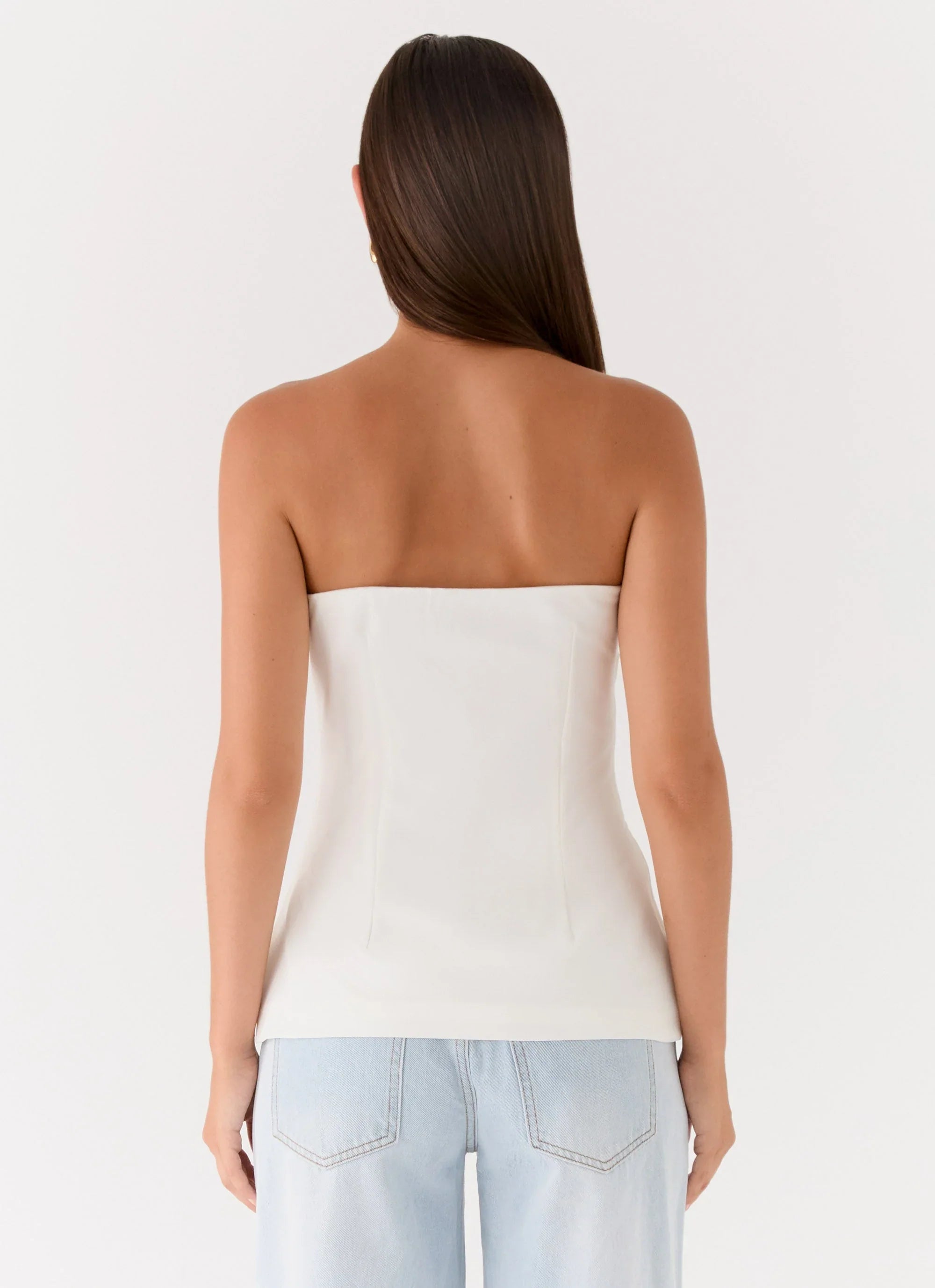 Midnight Glance Top White