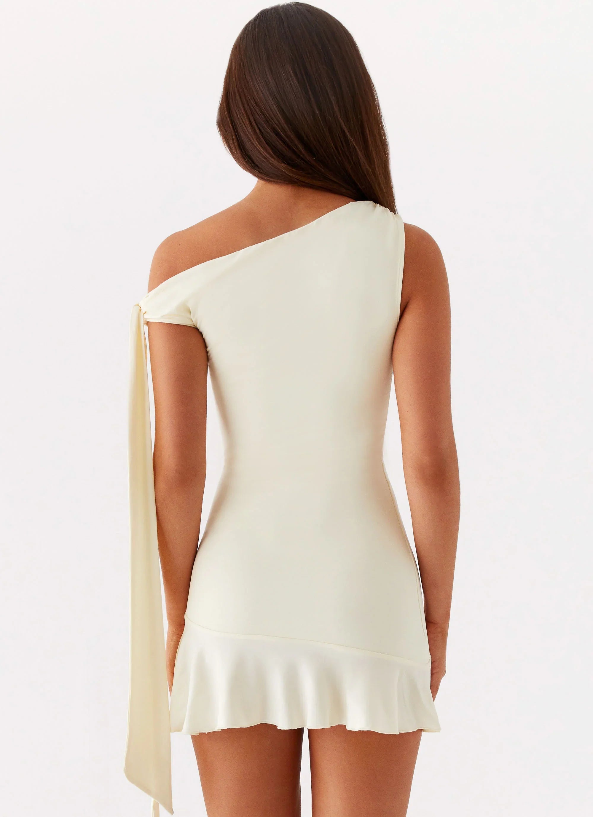 Palm House Mini Dress Yellow