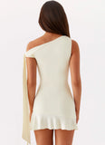 Palm House Mini Dress Yellow