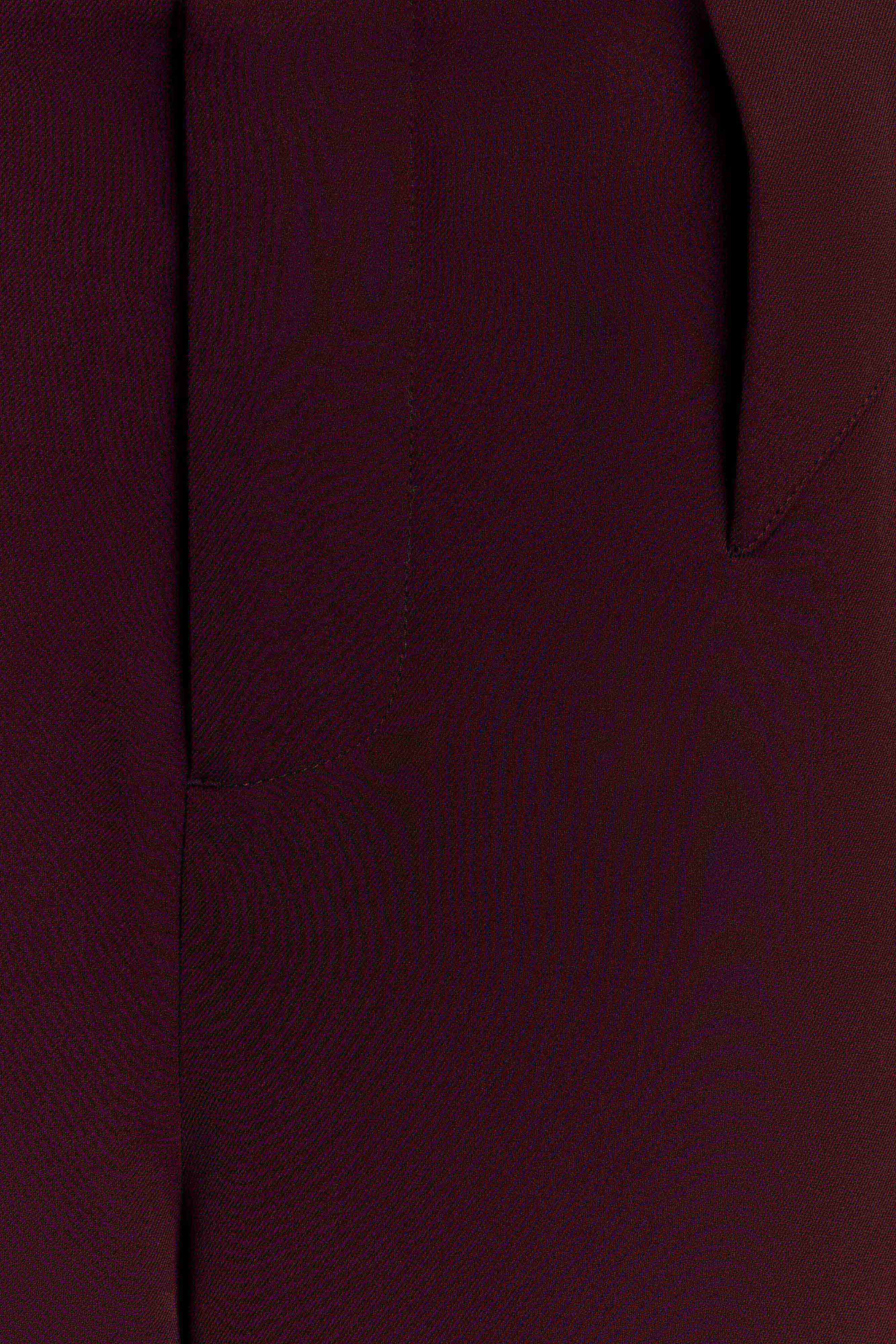 Arlo Wide Leg Suiting Trouser Mahogany