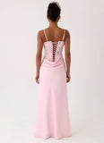 Euphoric Beaded Maxi Dress Pink Everbloom