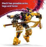 LEGO NINJAGO Arins Spinjitzu Battle Mech Building Toy Ninja Building Set for Kids Ages 7 with Arin Baby Ryu Villain Minifigures Gift Idea for Boys Girls Dragons Rising Fans 71839