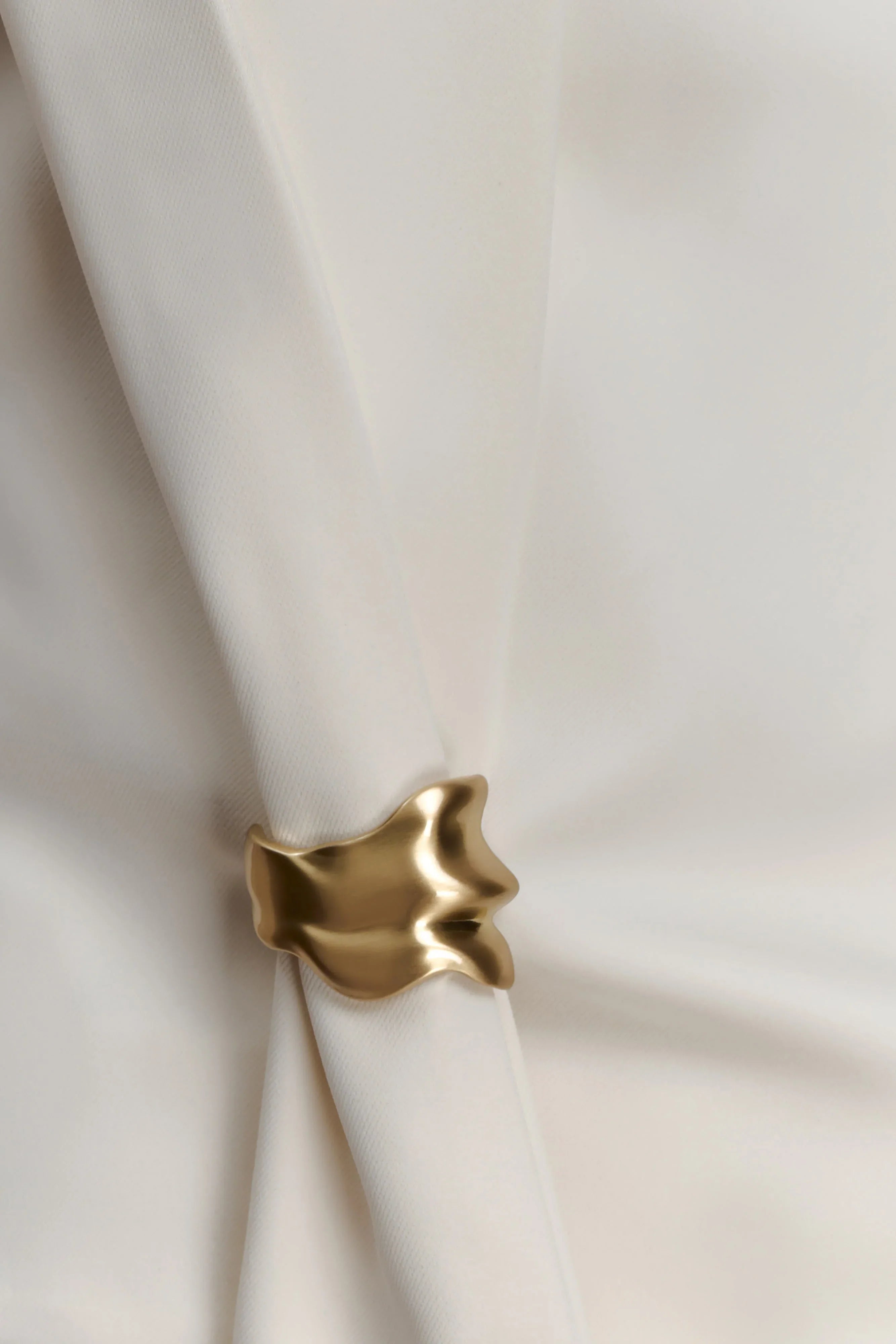 Marina Halter Top With Hardware Ivory