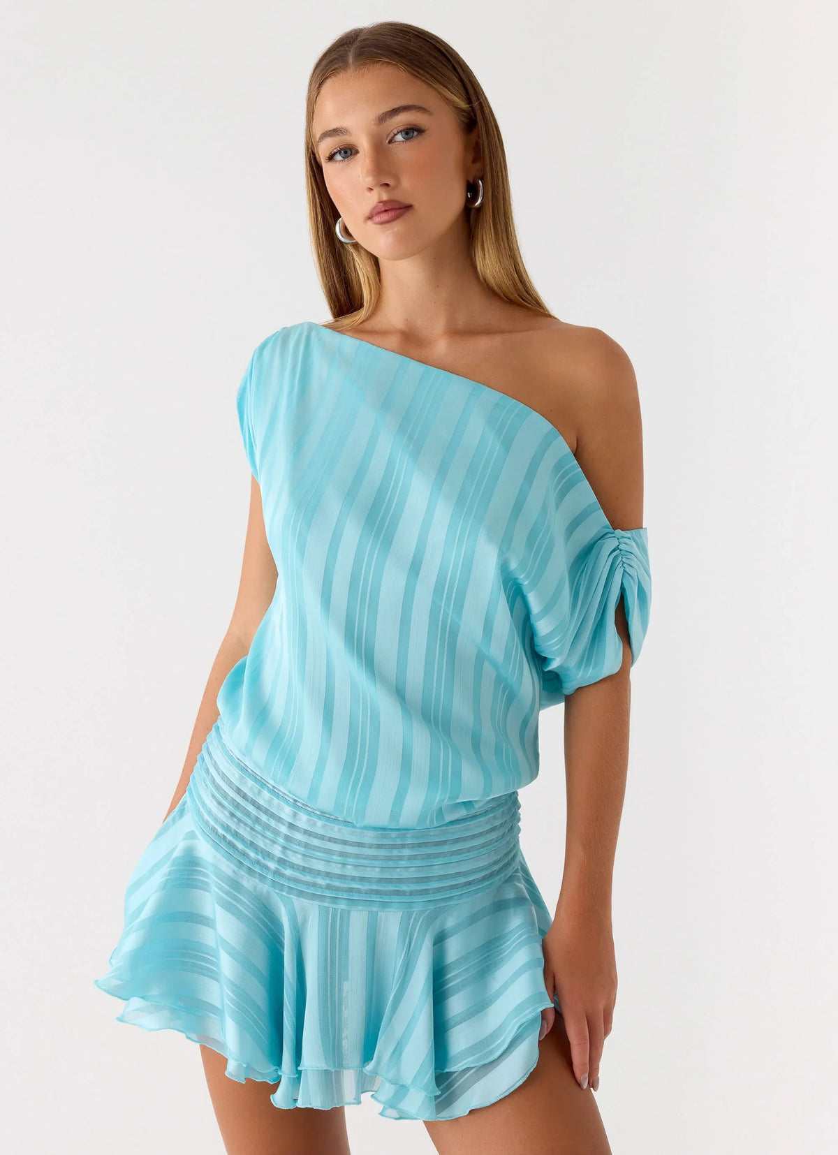 Lowey Mini Dress Pale Blue