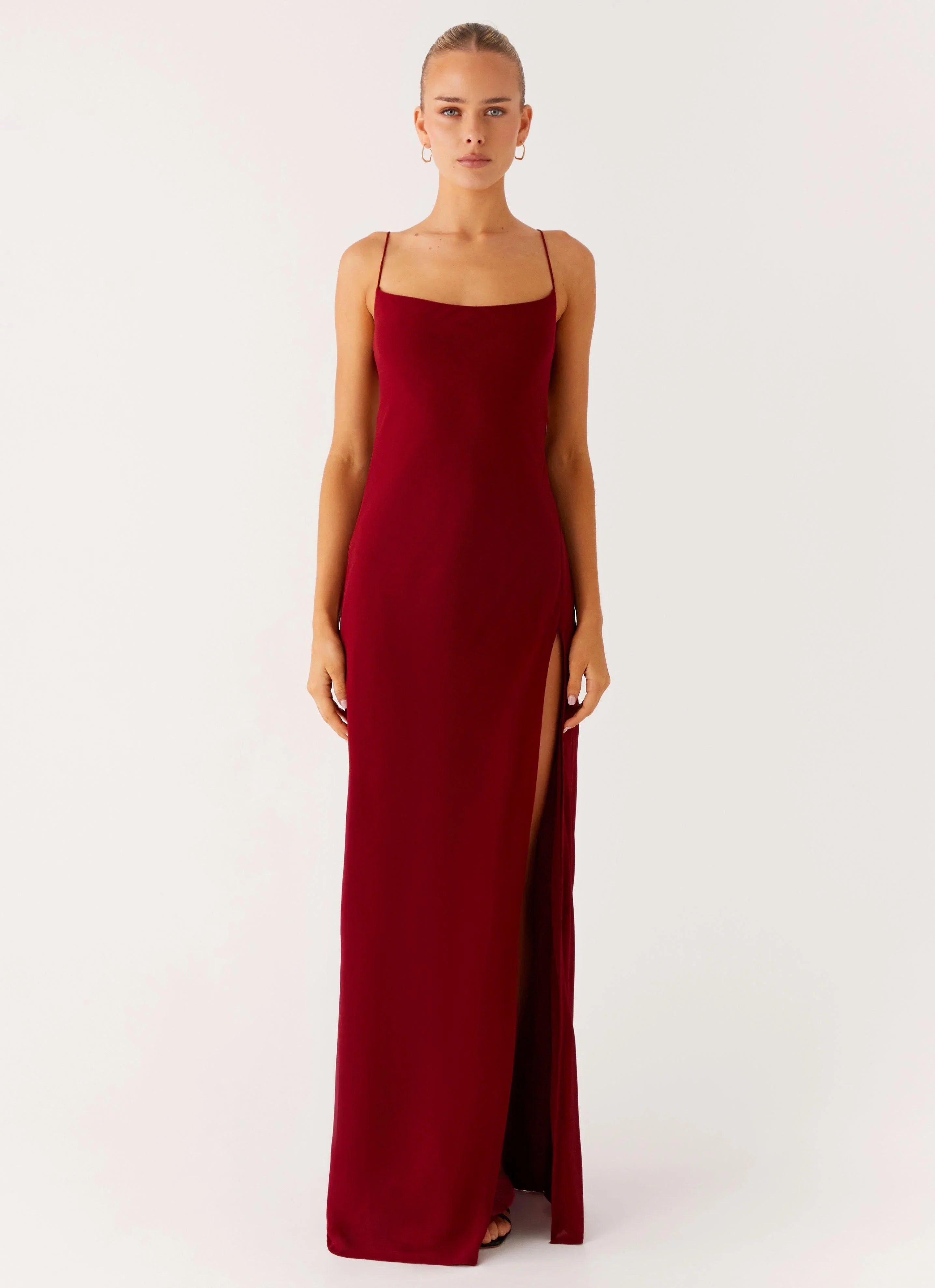 Alouette Maxi Dress Burgundy