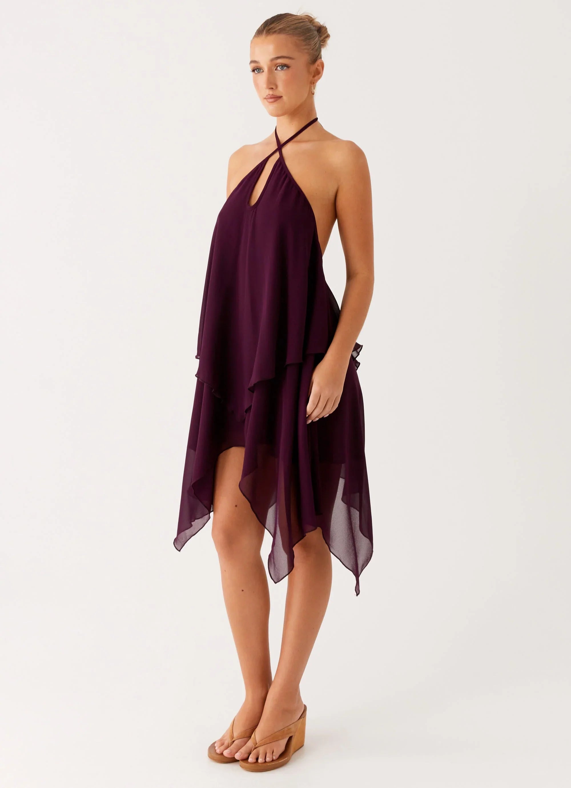 Dalenti Midi Dress Plum