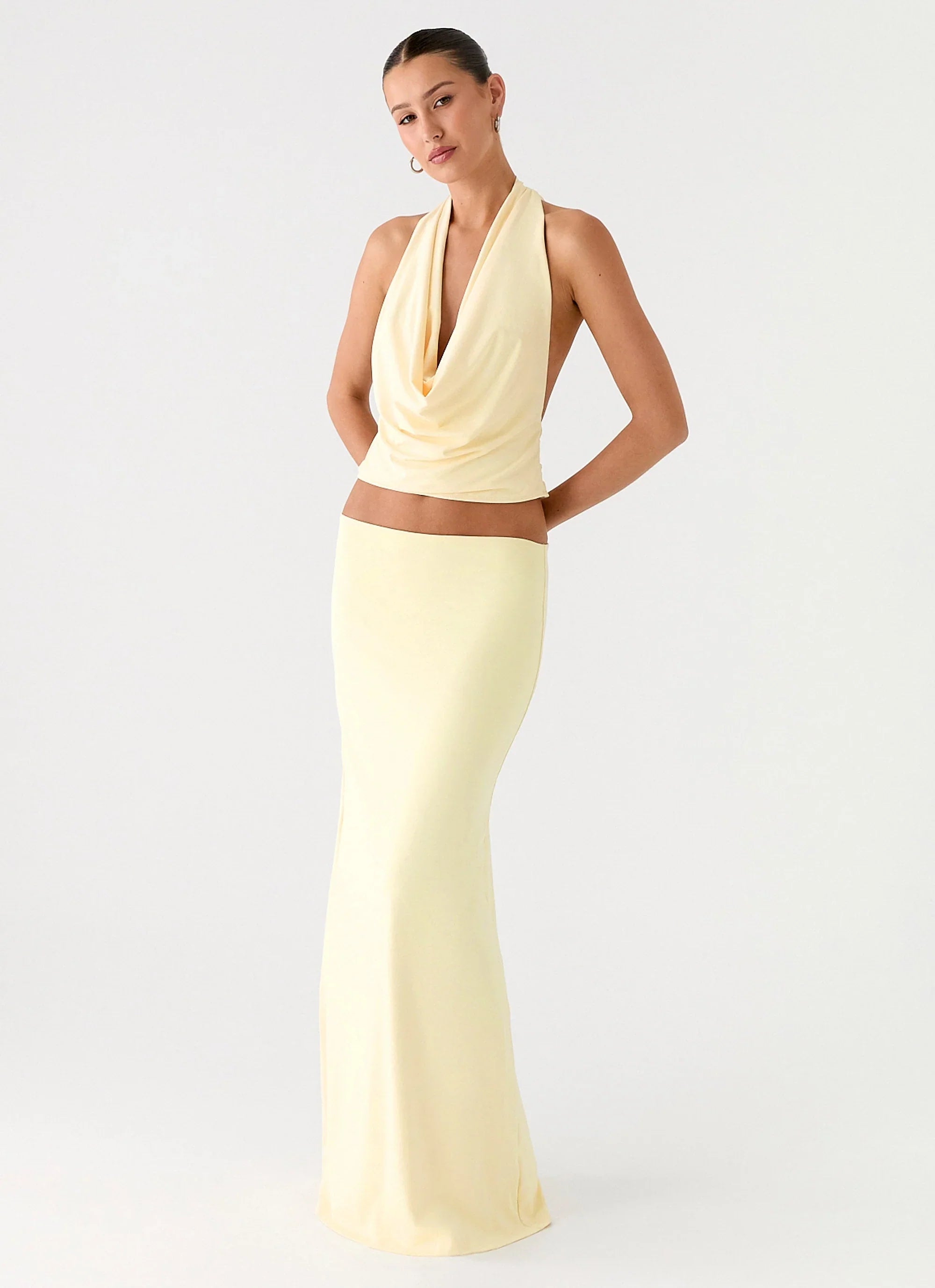 Ashi Maxi Skirt Yellow