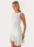 Summer Delight Mini Dress Vintage Stripe