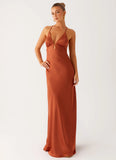 Sundowner Maxi Dress Rust