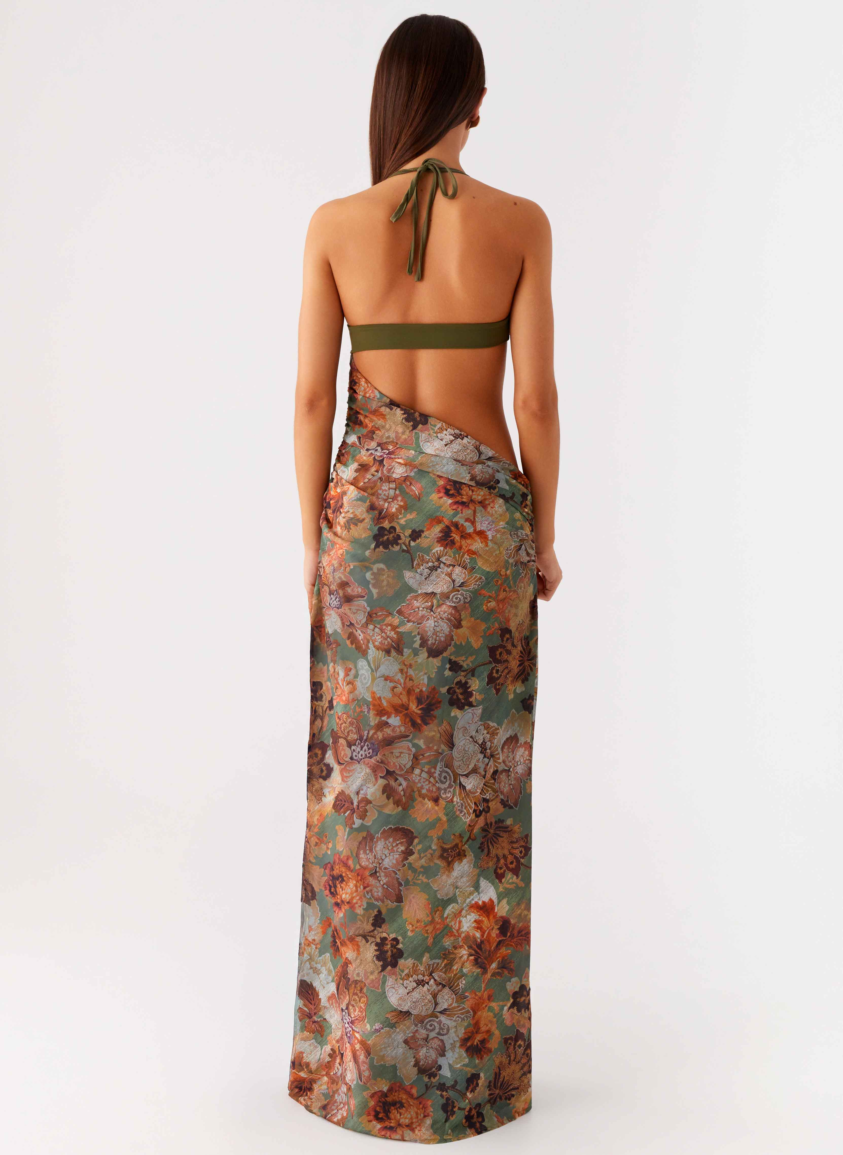 Overgrown Maxi Dress Vintage Blossom