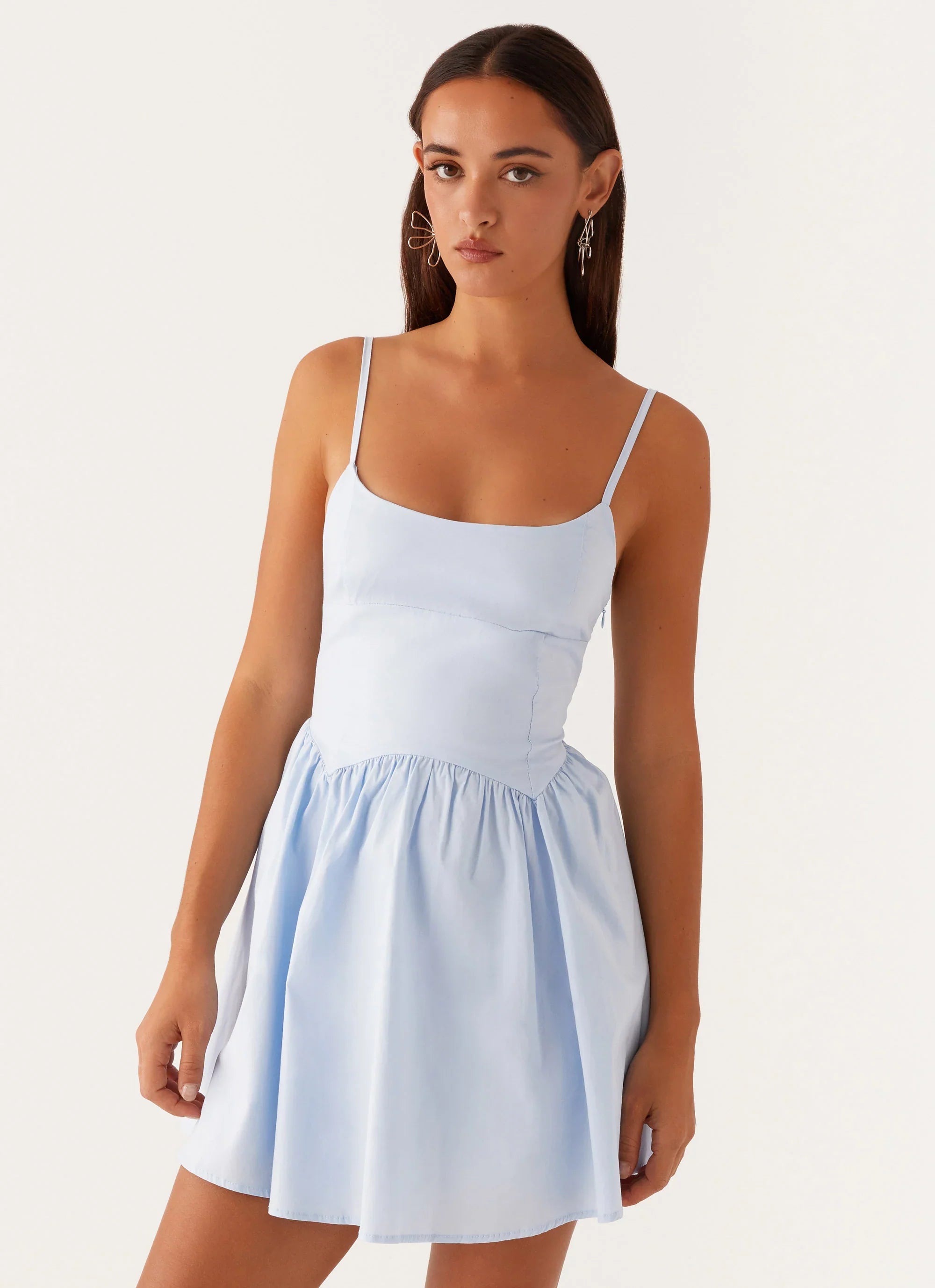 Tesoro Mio Mini Dress Baby Blue