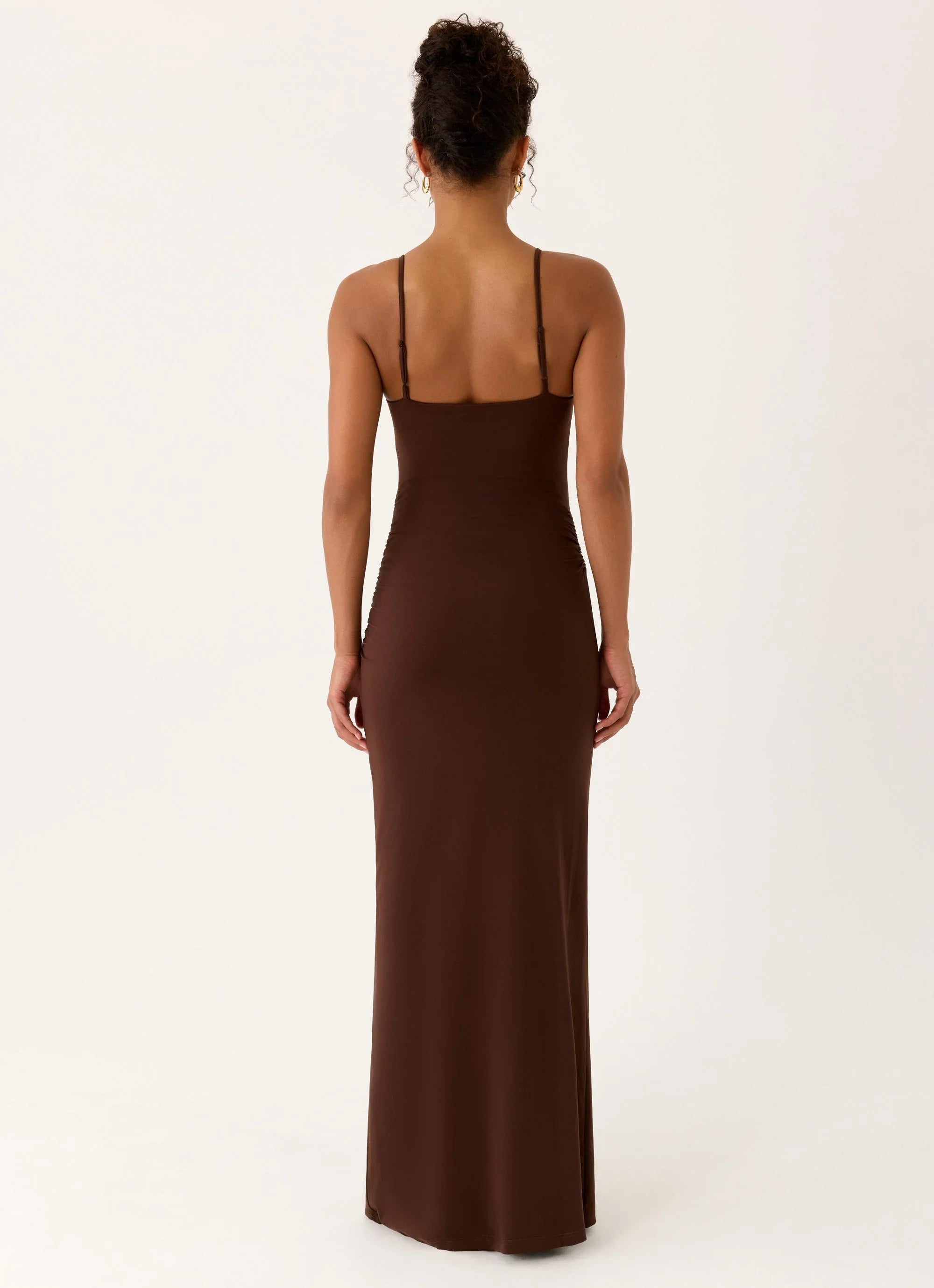 Inez Maxi Dress Chocolate