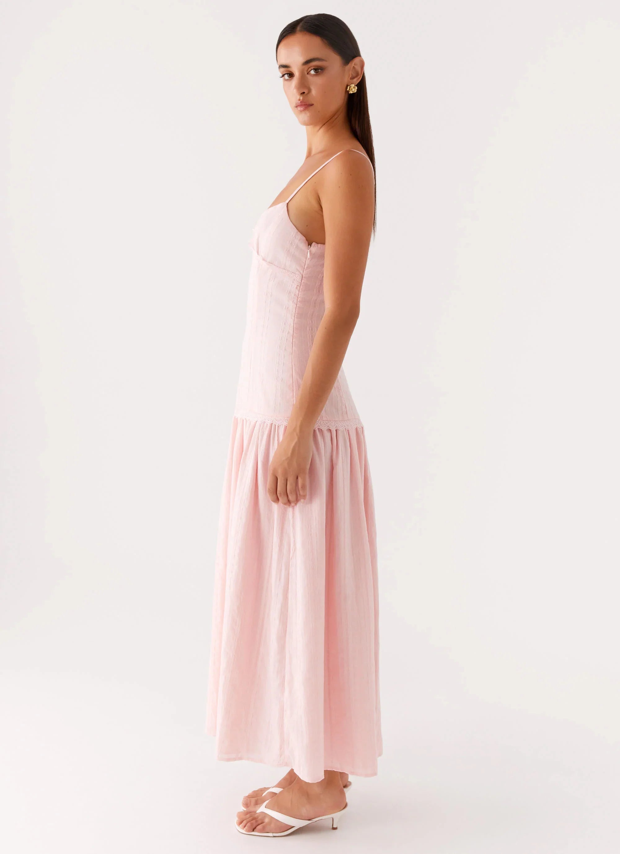 Found You Midi Dress Pink