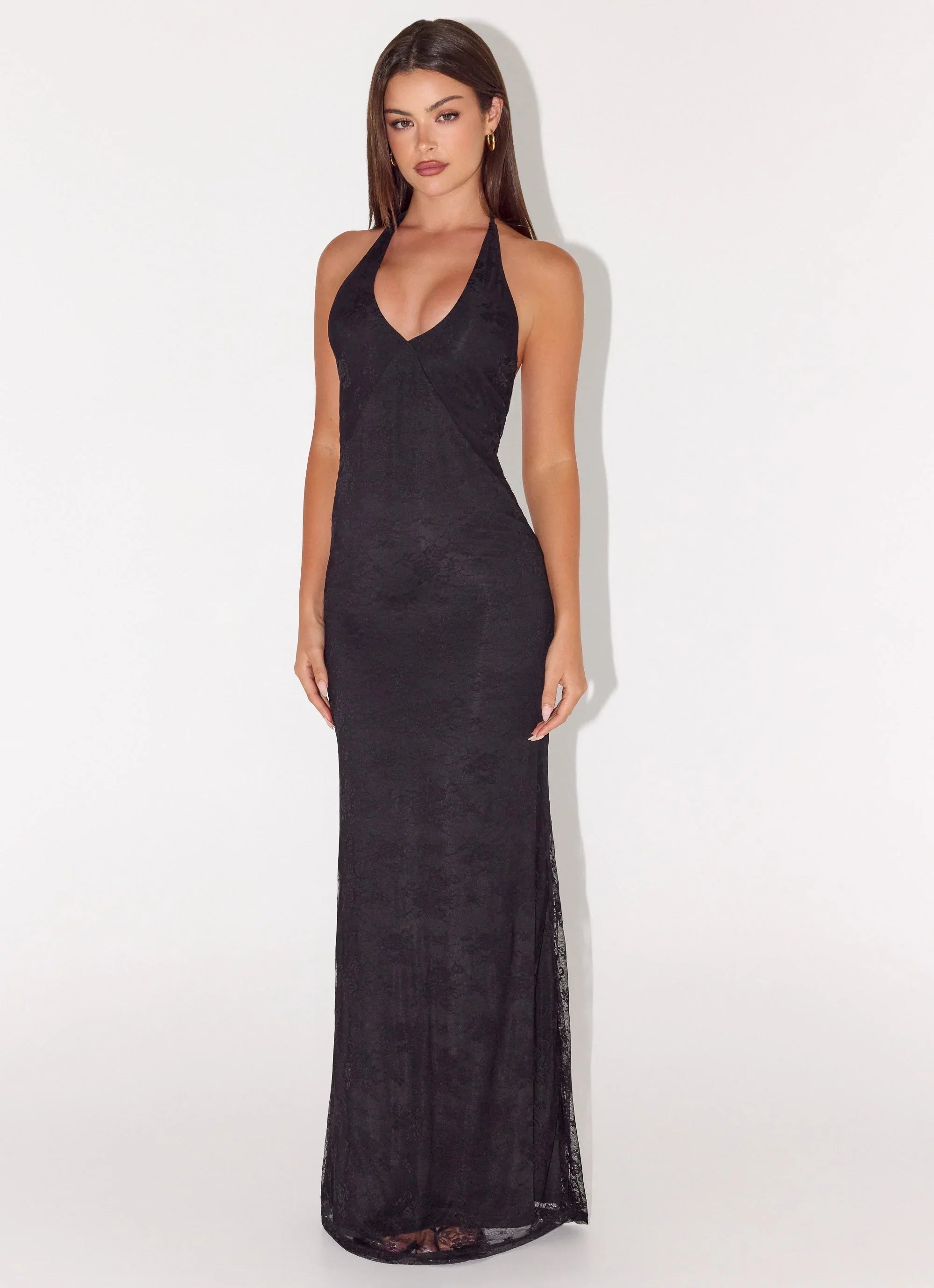Knowles Lace Maxi Dress Black