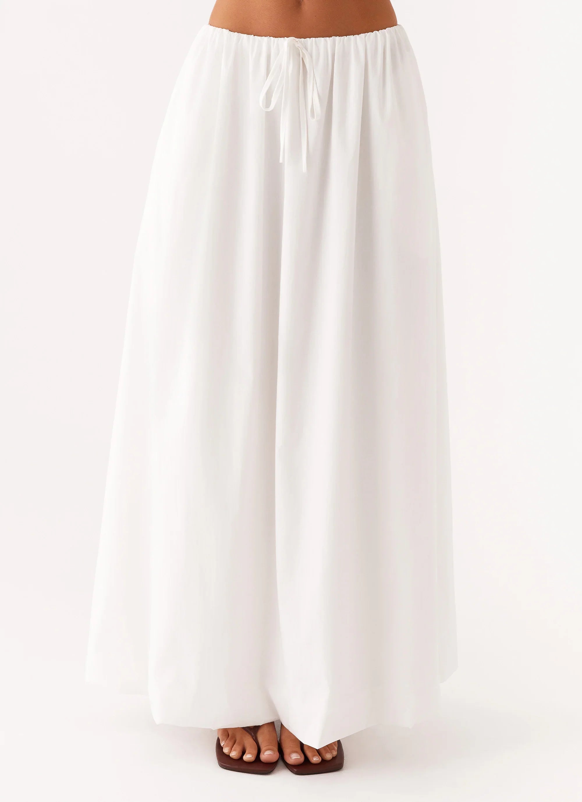 Cheryl Maxi Skirt White