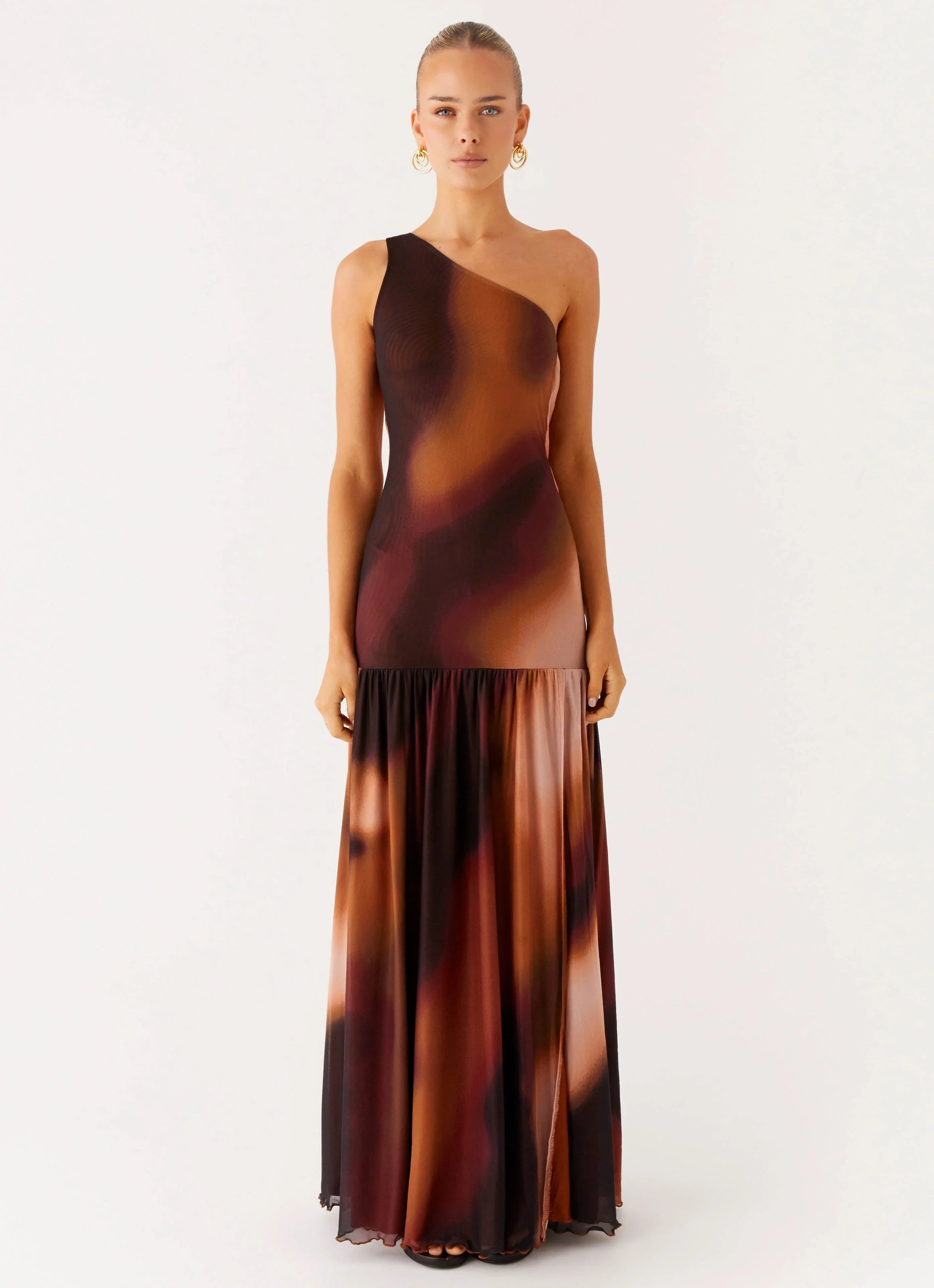 Carlina Maxi Dress Black Gradient