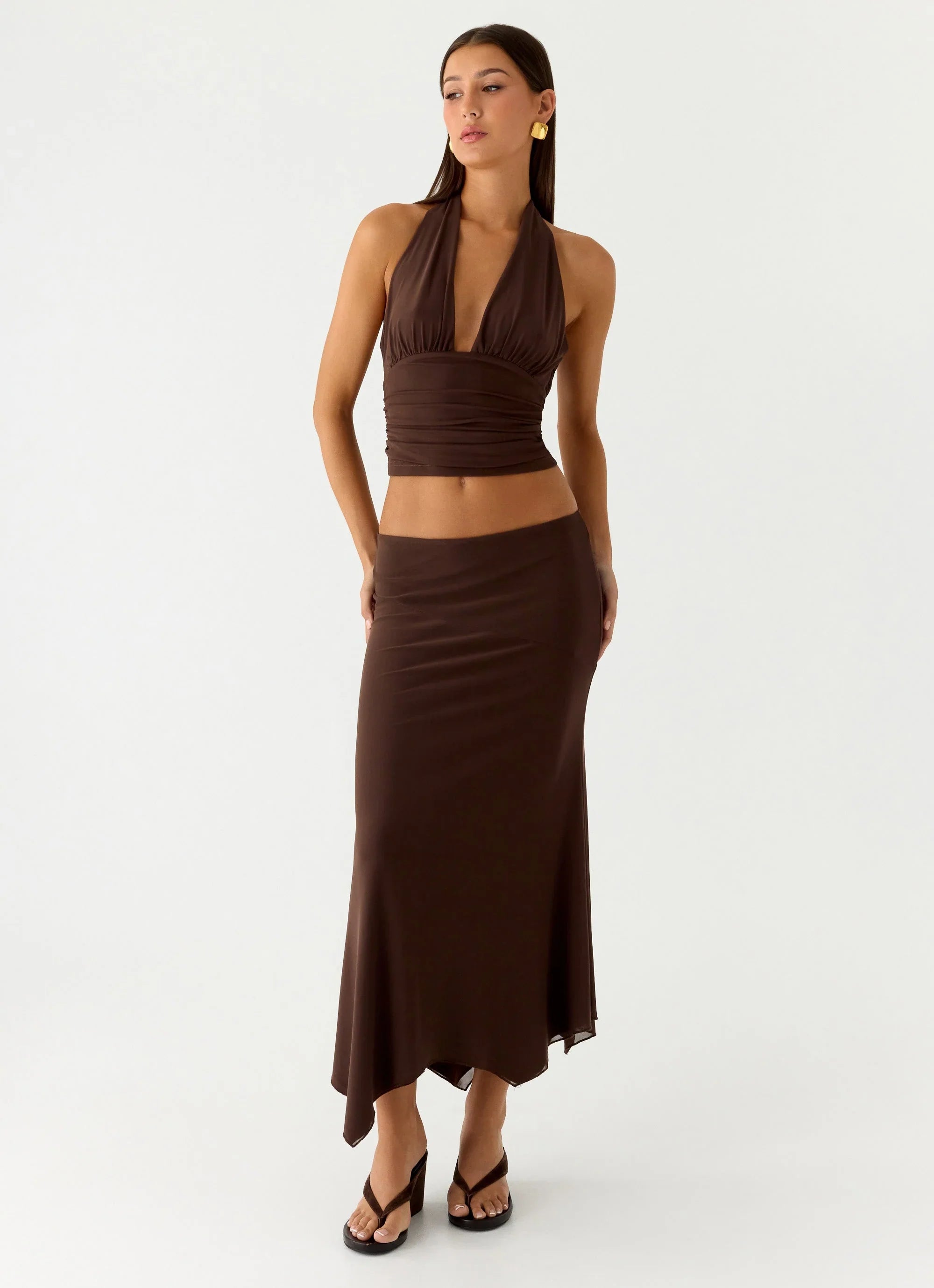 Kerrie Halter Top Chocolate