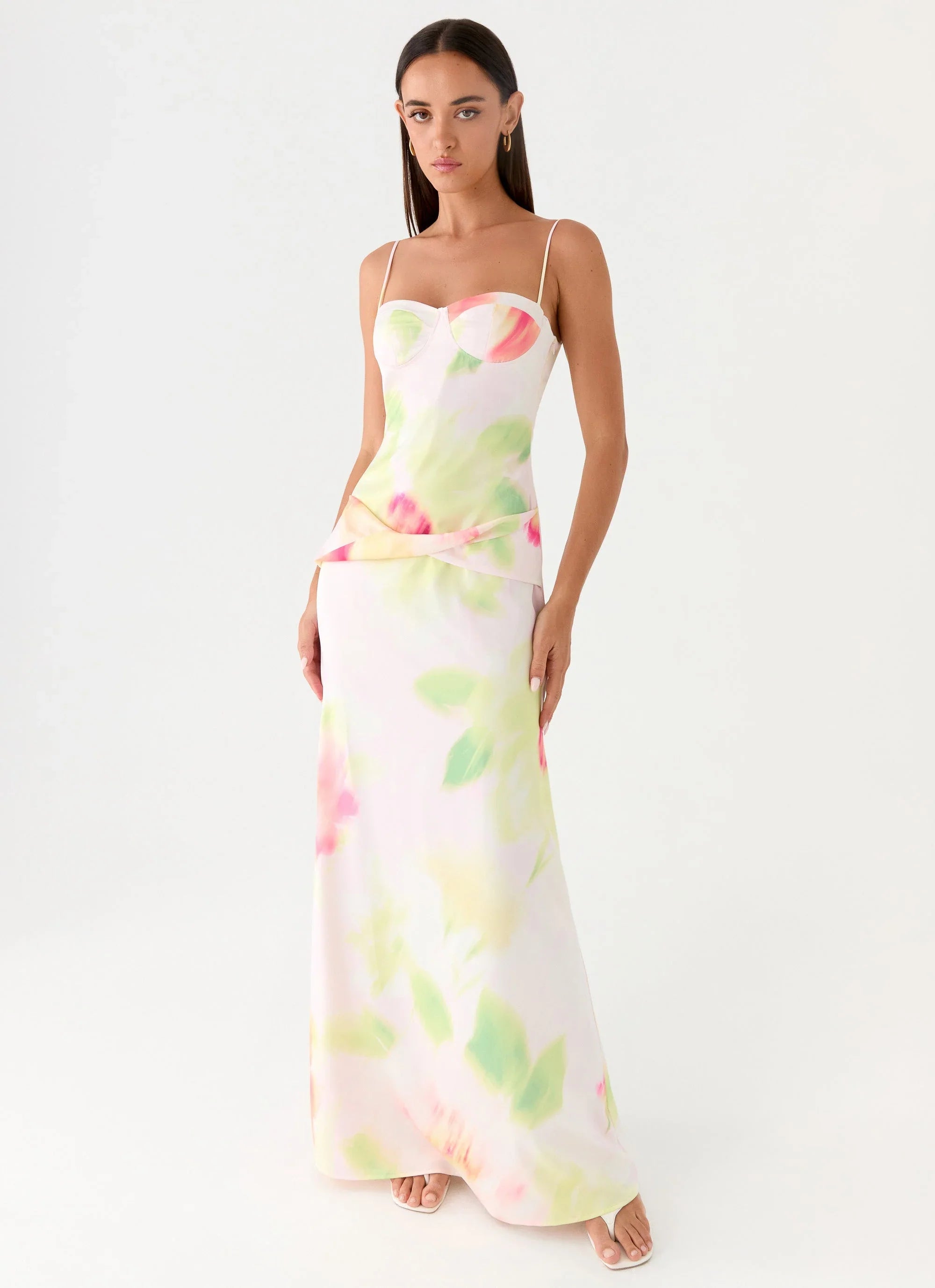 Burning Up Maxi Dress Floral Romance