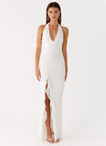Charmed By You Maxi Dress White