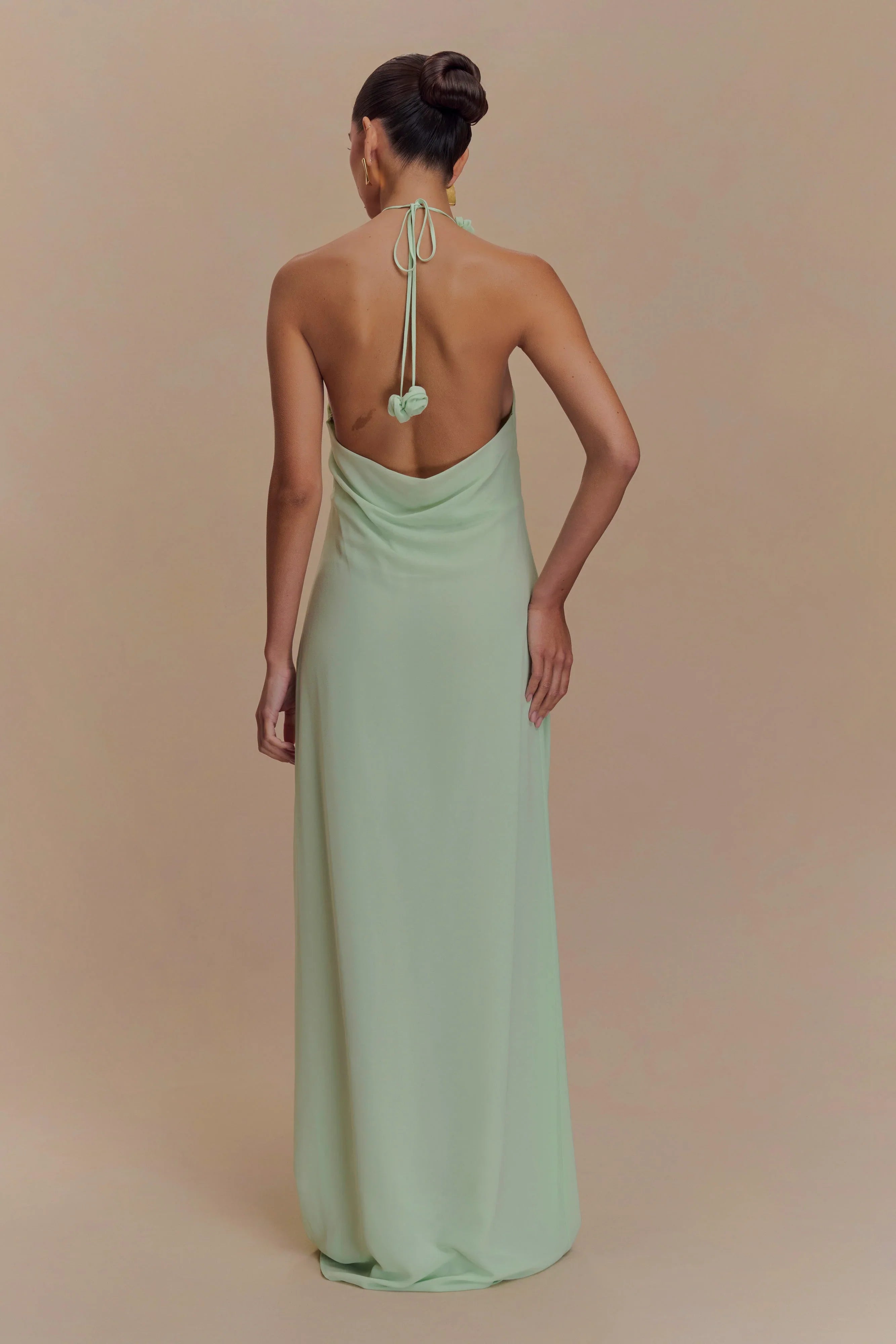 Rosalia Cowl Neck Maxi Dress Sage