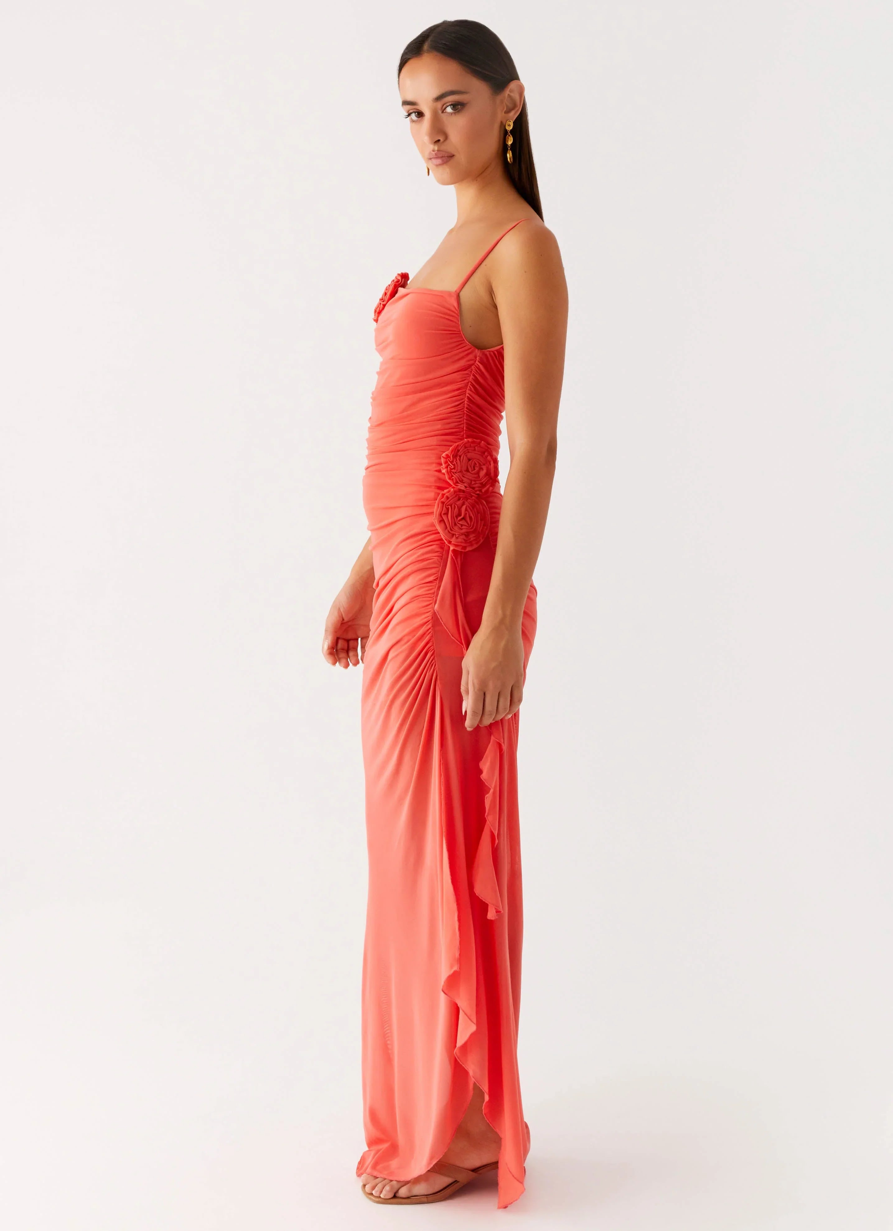Louana Maxi Dress Coral