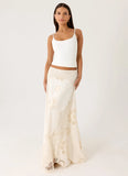 Marzia Maxi Skirt Ivory